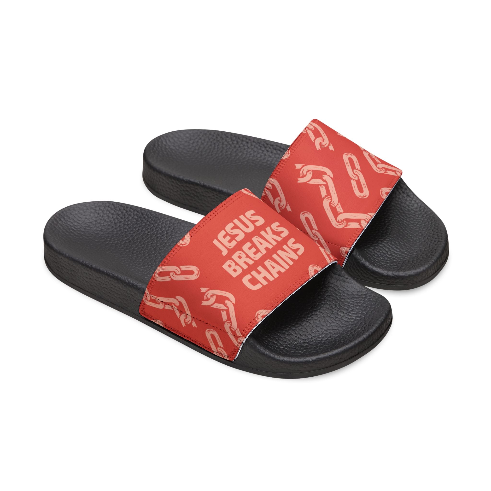 Jesus Breaks Chains Men’s Sandals