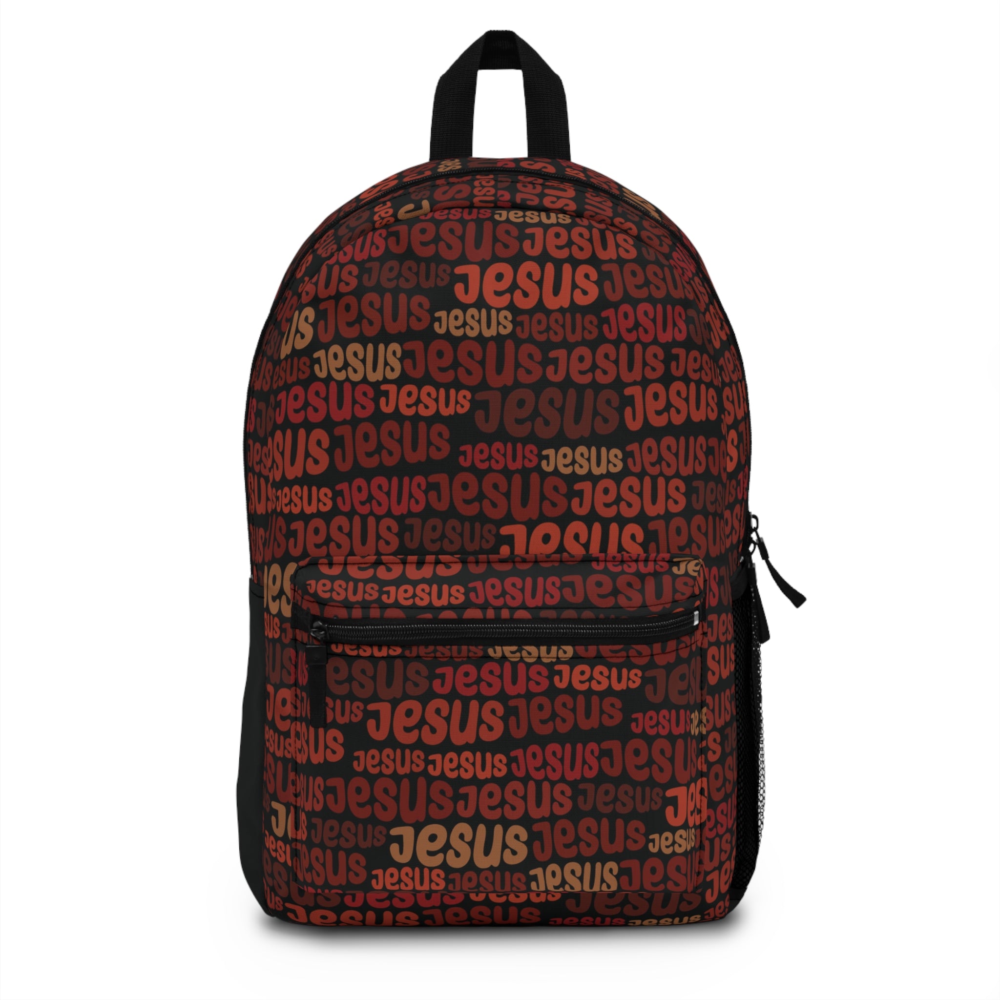 Jesus Phrase Backpack – Faith-Based School Bag & Inspirational Campus Style