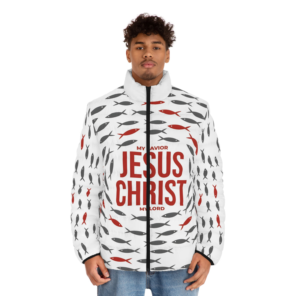 Jesus Christ Men’s Puffer Jacket