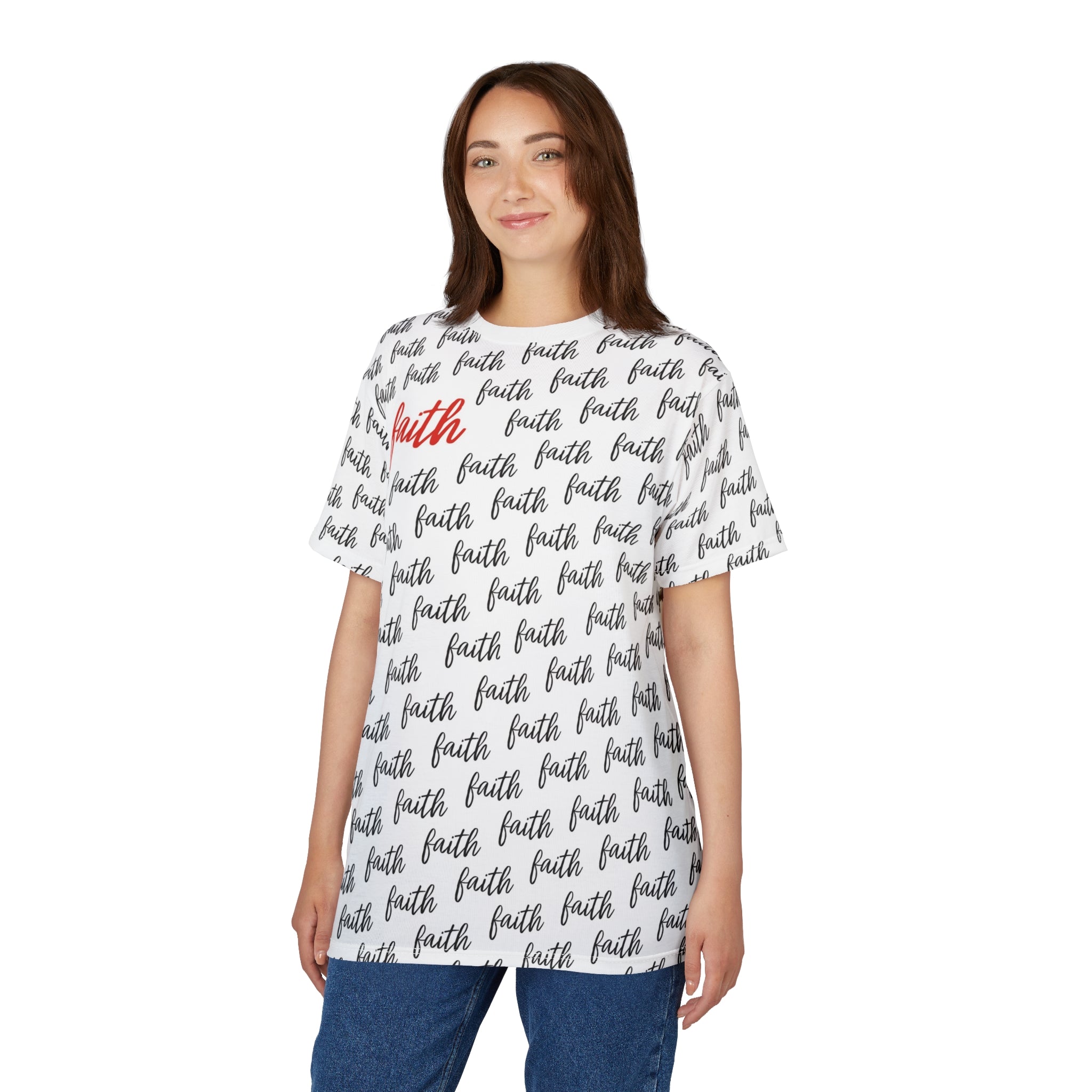 Inspirational Faith Cut & Sew Unisex Tee