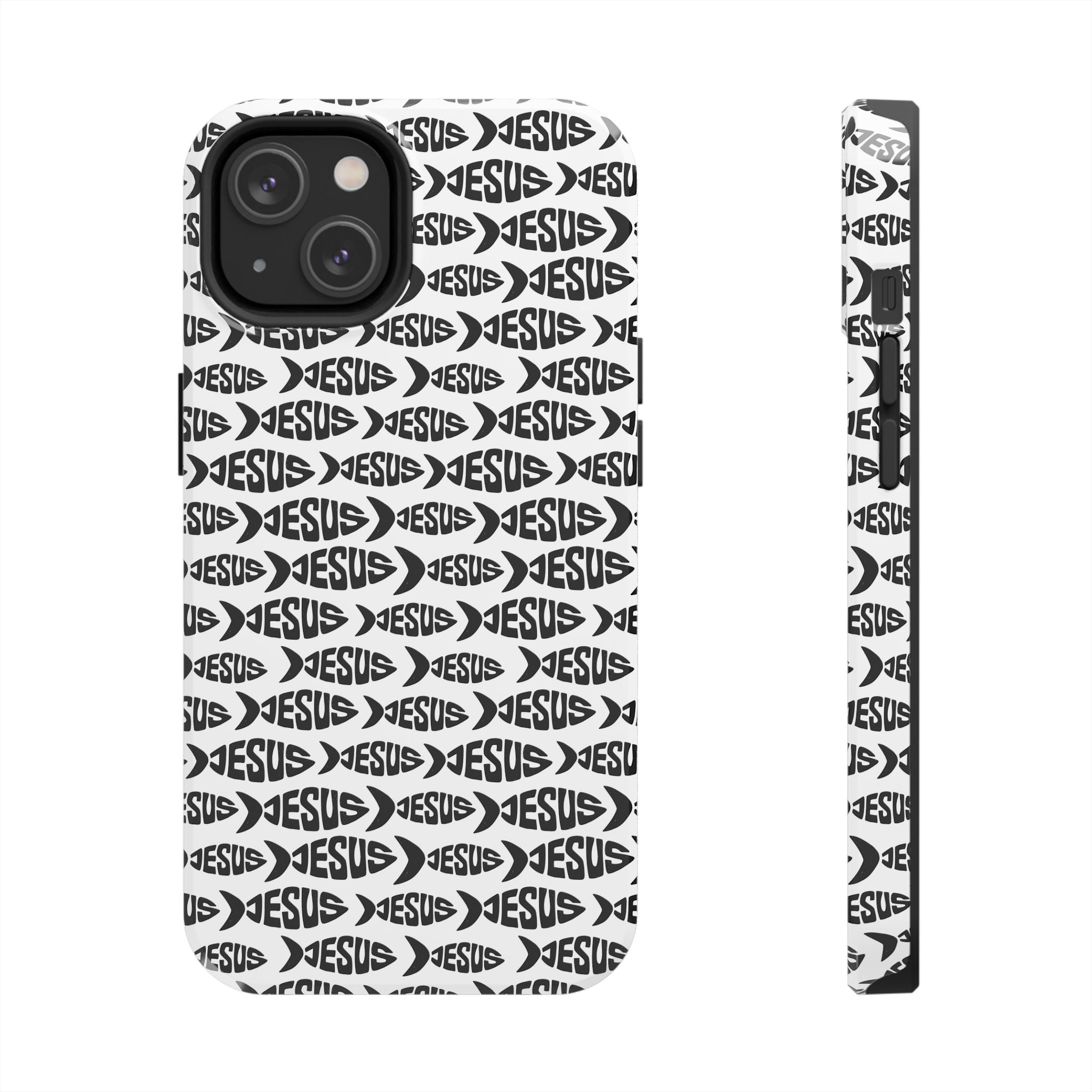 Christian Fish Pattern Tough Phone Case