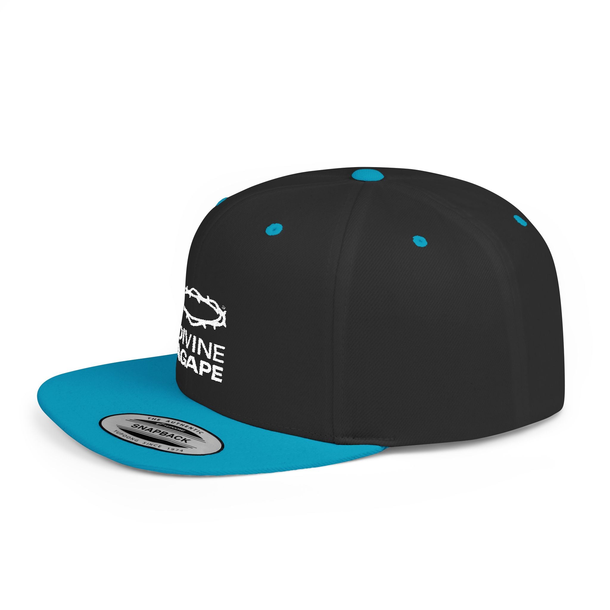 Divine Agape Flat Bill Snapback Hat