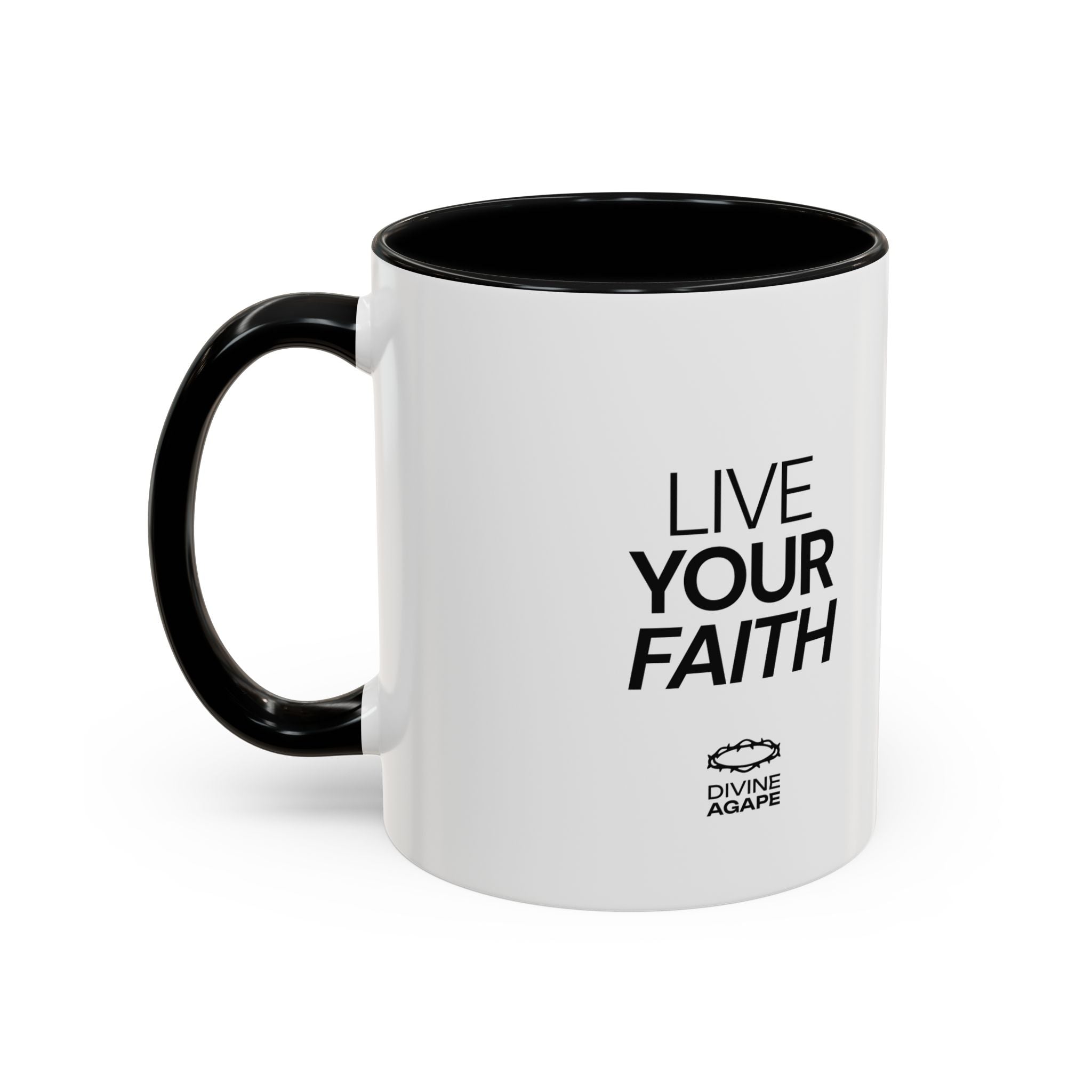Live Your Faith Inspirational Mug