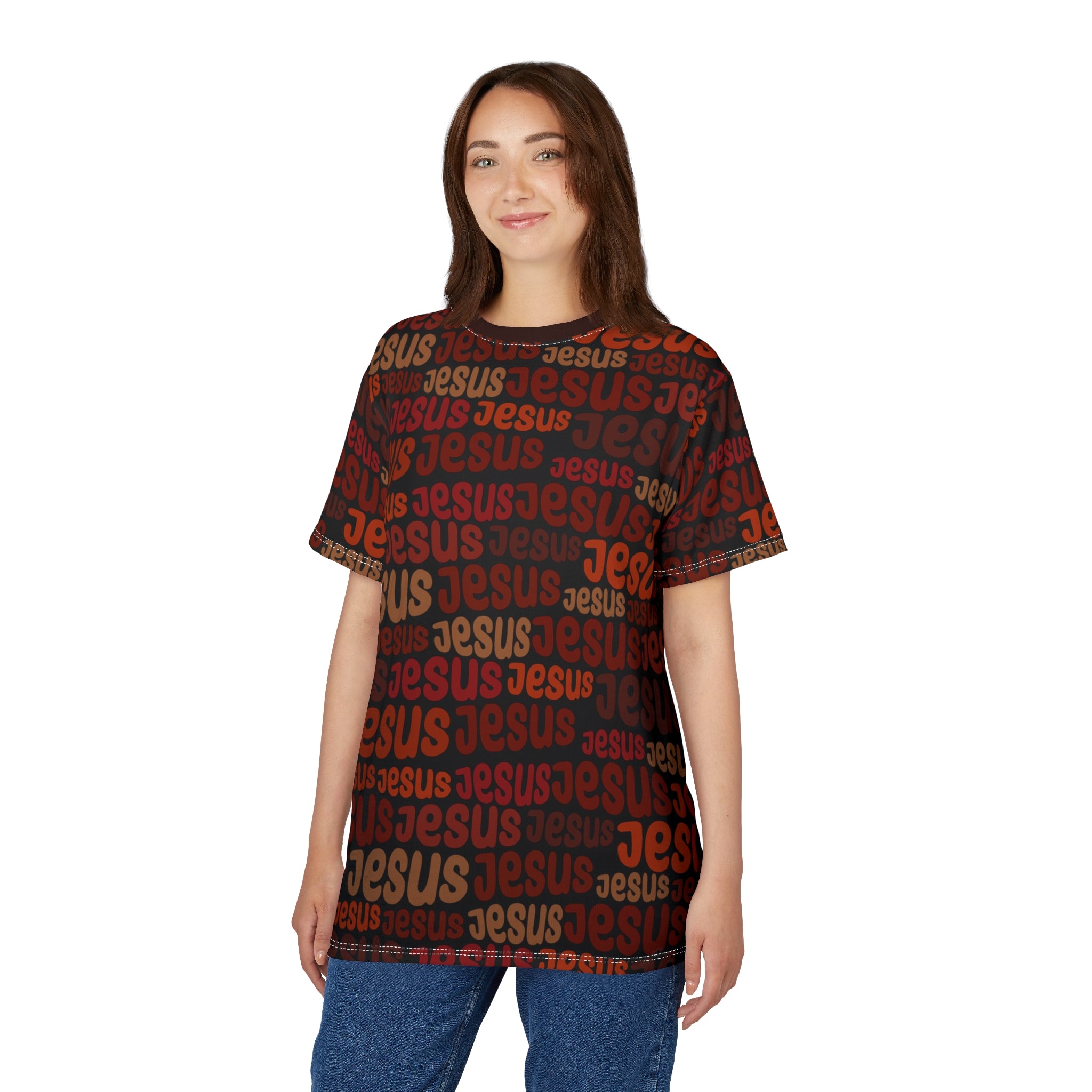 Faith‑Inspired Jesus Graphic Unisex Tee 