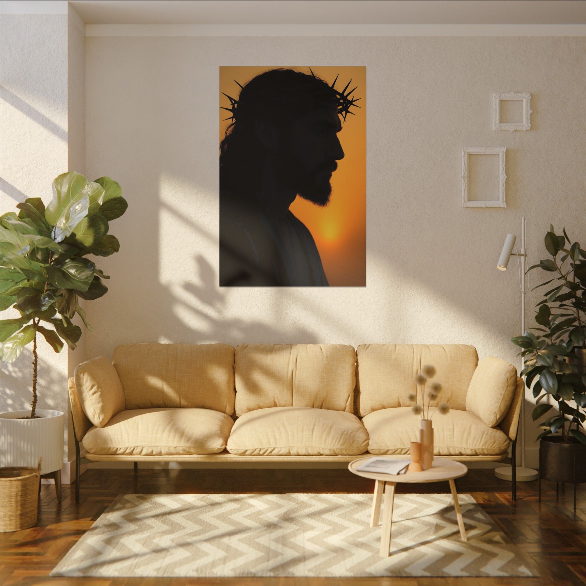 Jesus Silhouette Wall Art