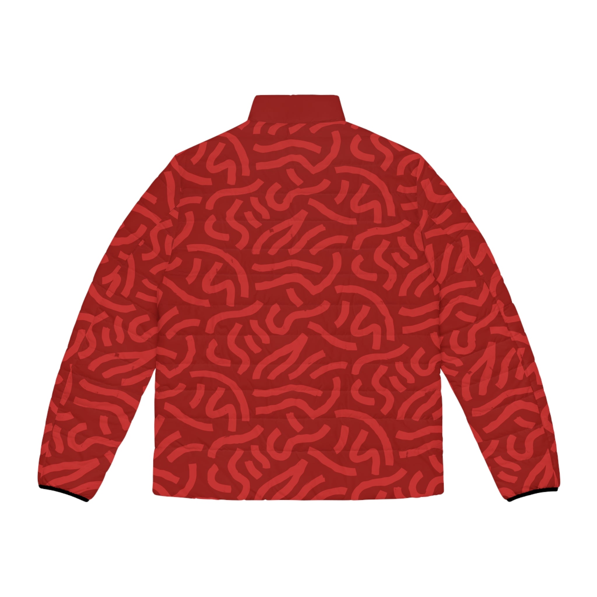 King Jesus Men’s Red Puffer Jacket