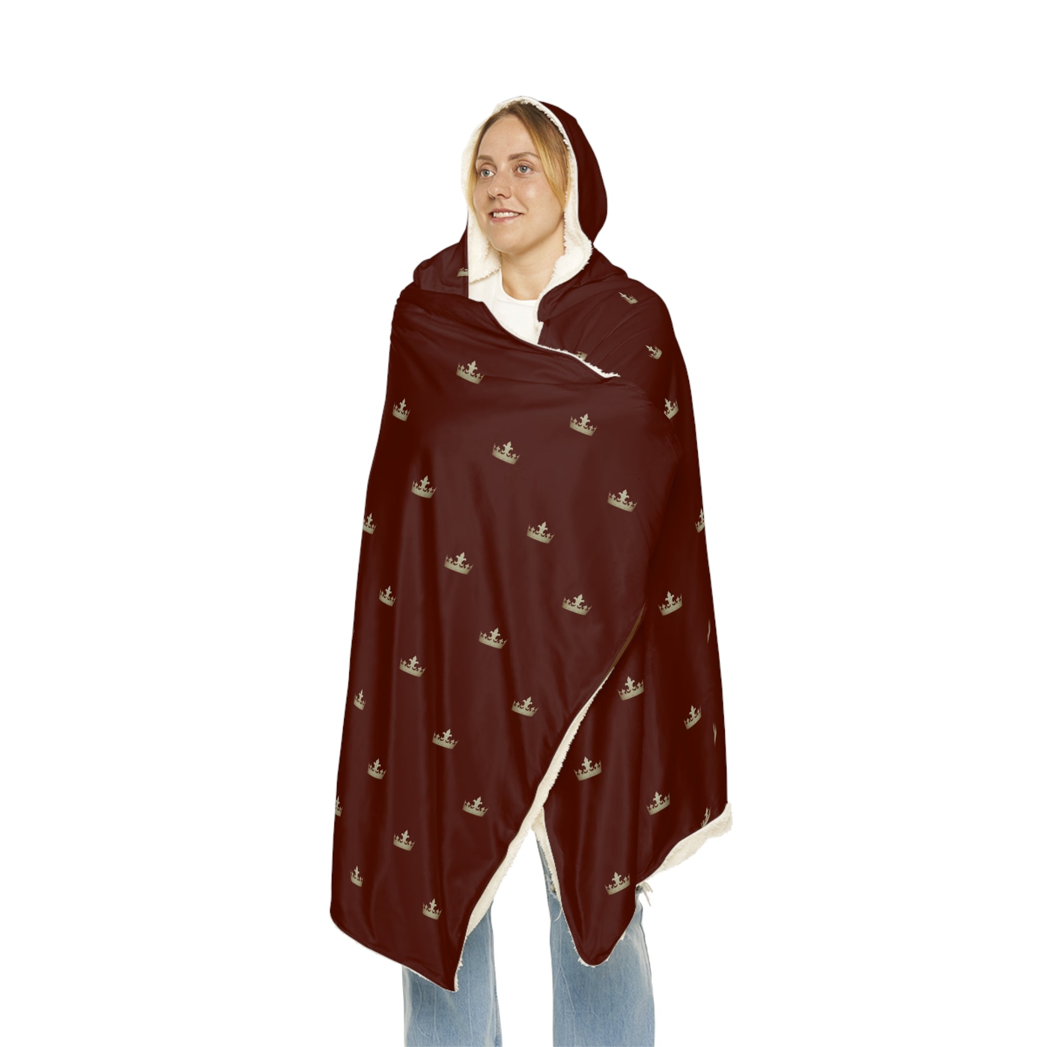 Jesus Is King Hooded Snuggle Blanke