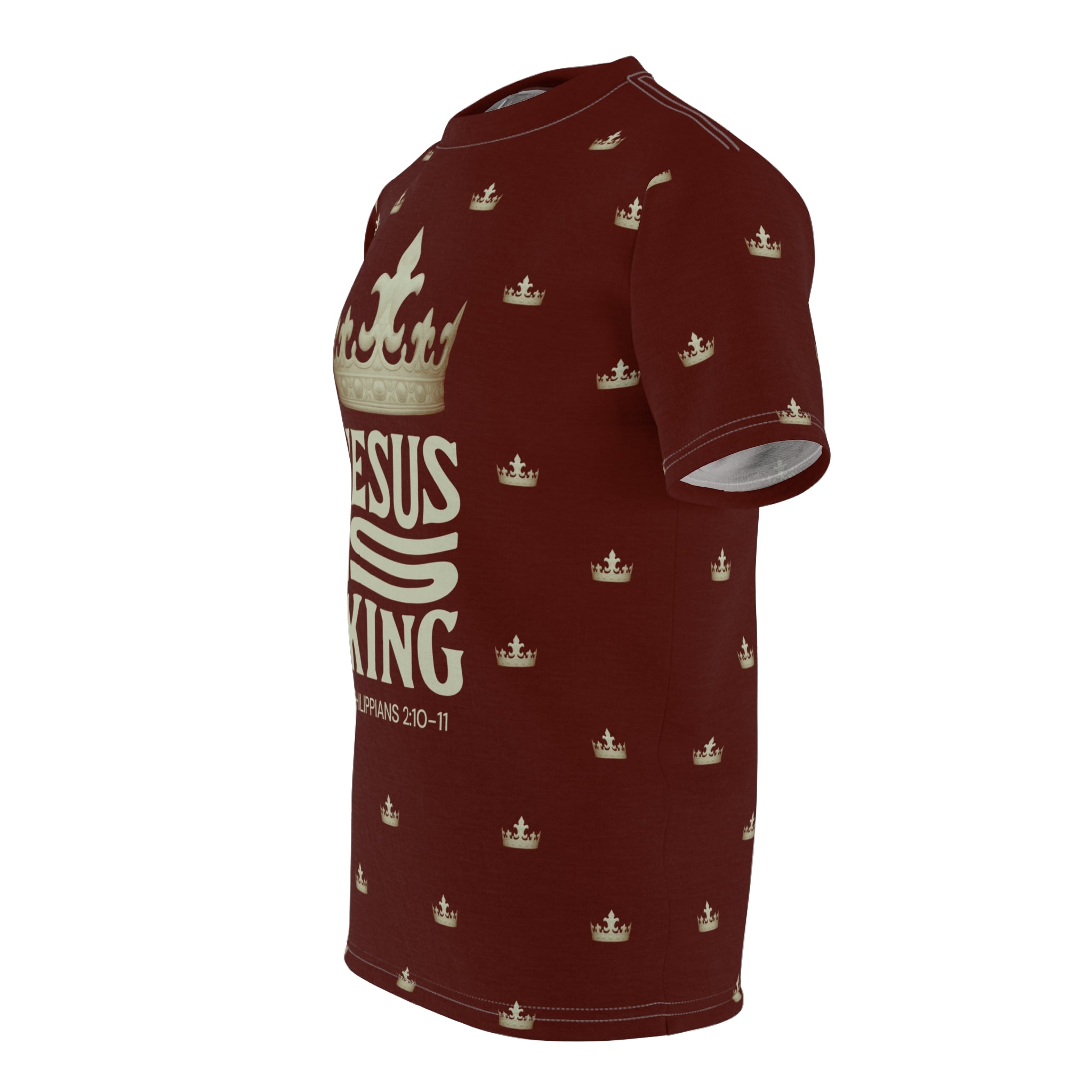 Jesus Is King Crowned Unisex Tee