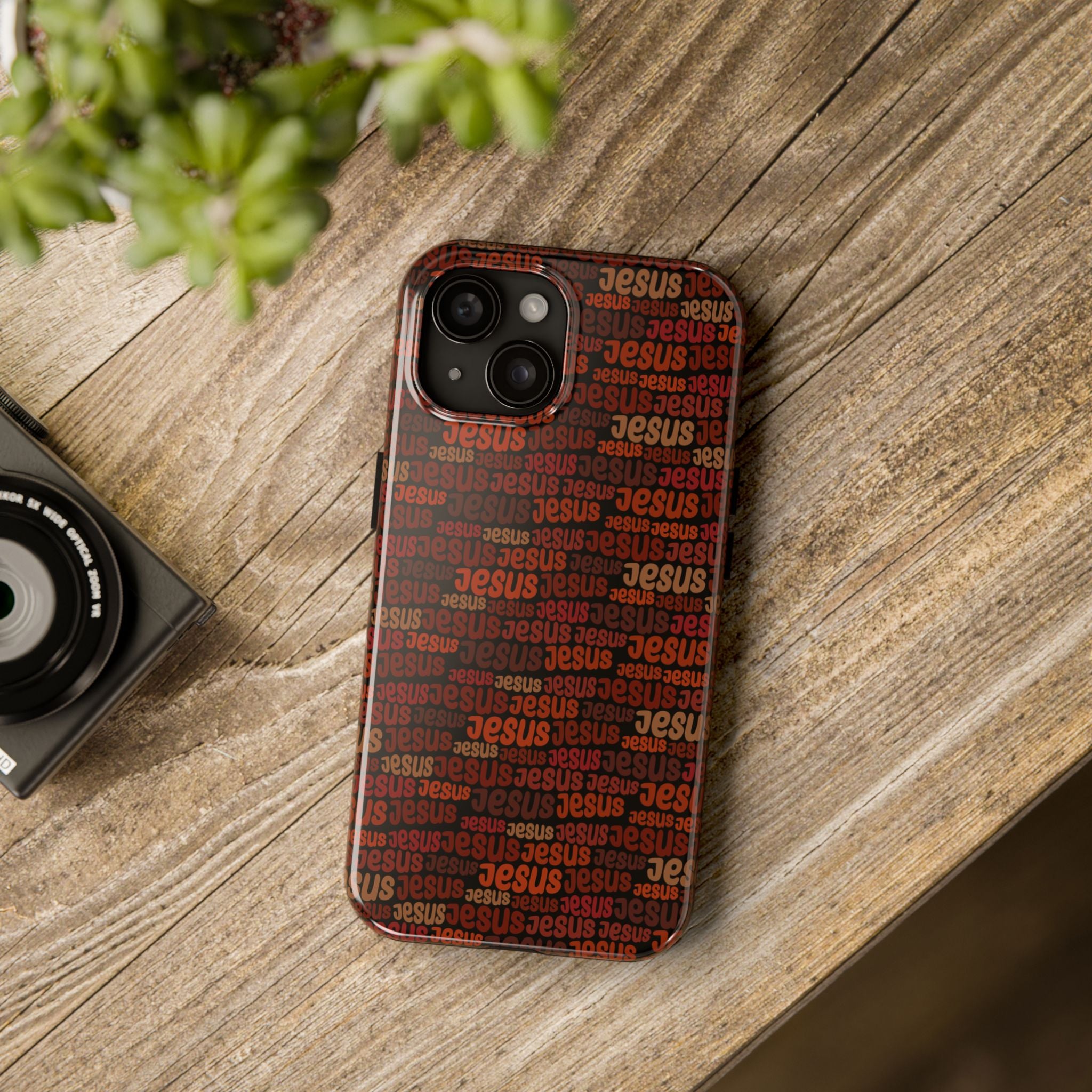 Jesus Pattern Tough Phone Case