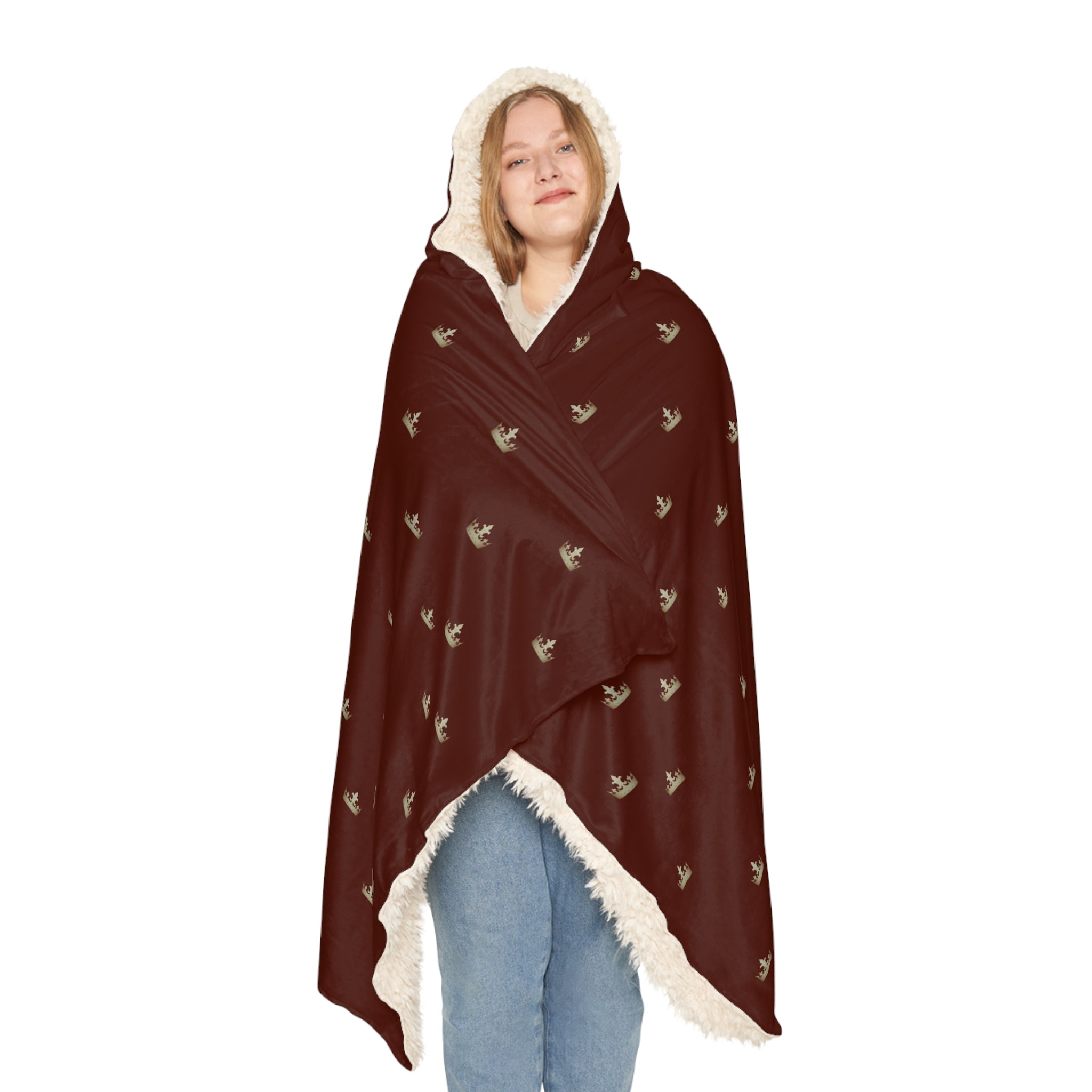 Jesus Is King Hooded Snuggle Blanke