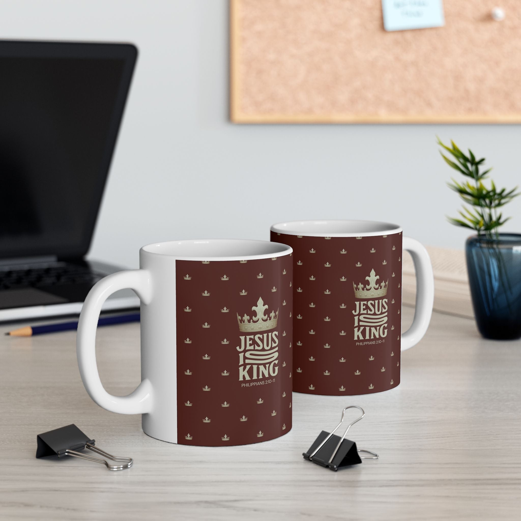Jesus is King Ceramic Mug