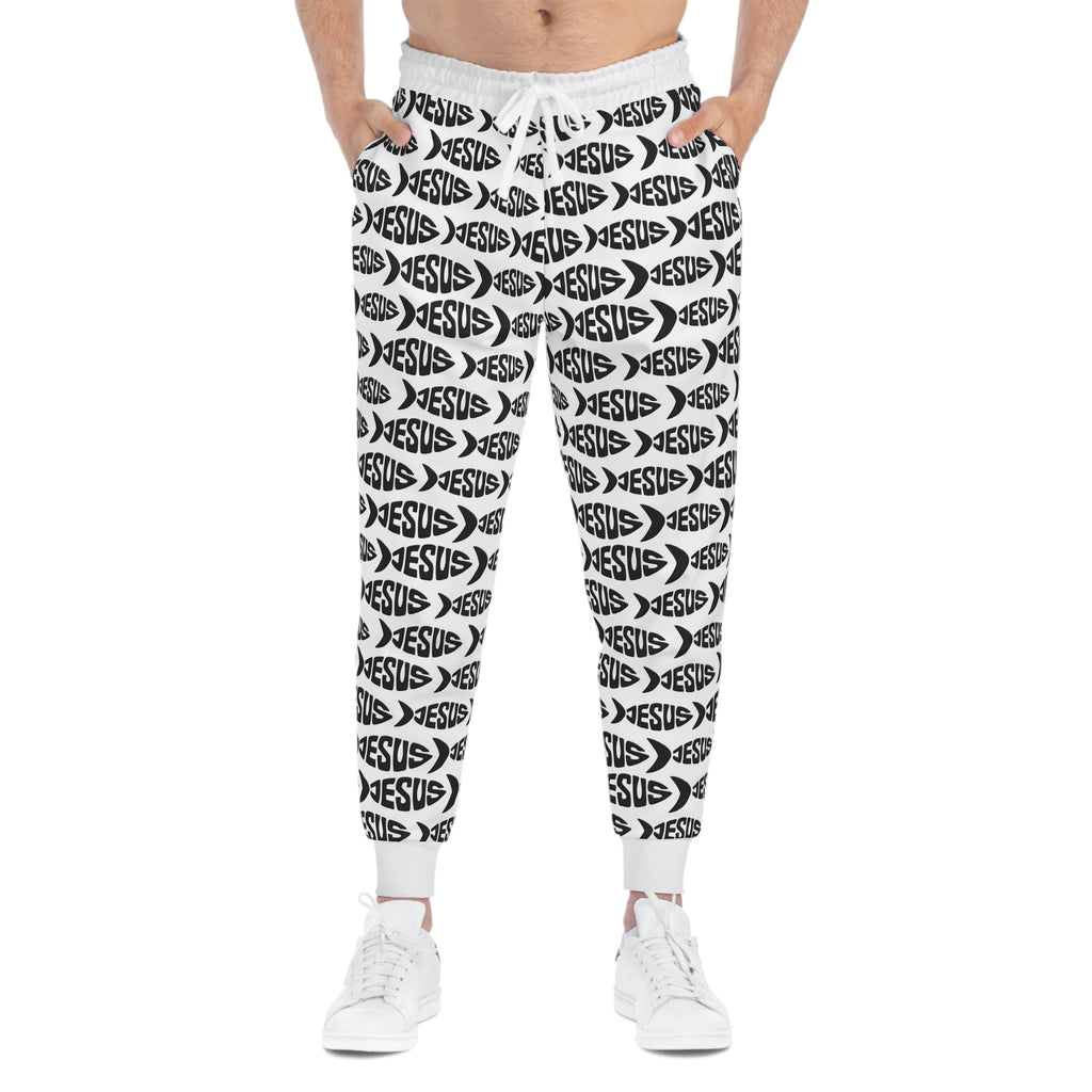 Jesus Fish Athletic Joggers
