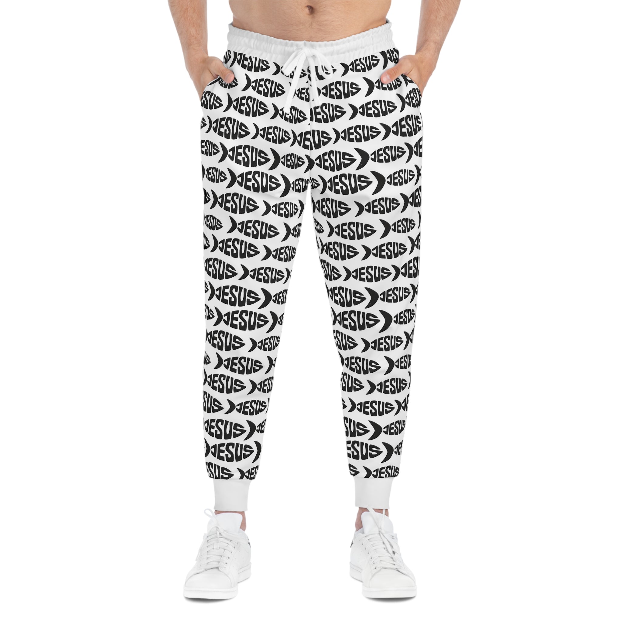 Jesus Fish Athletic Joggers