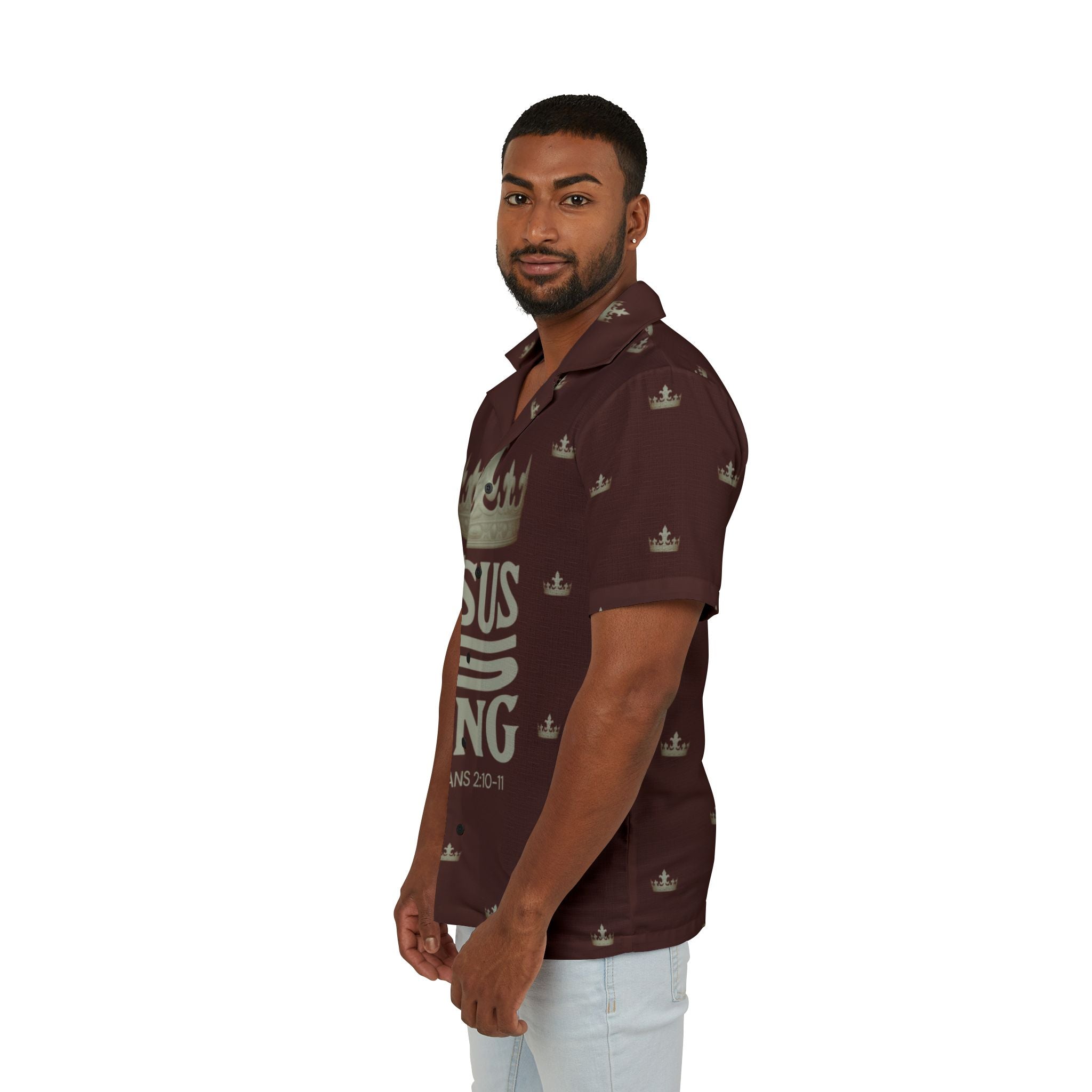 Jesus Is King Hawaiian Shirt for Men