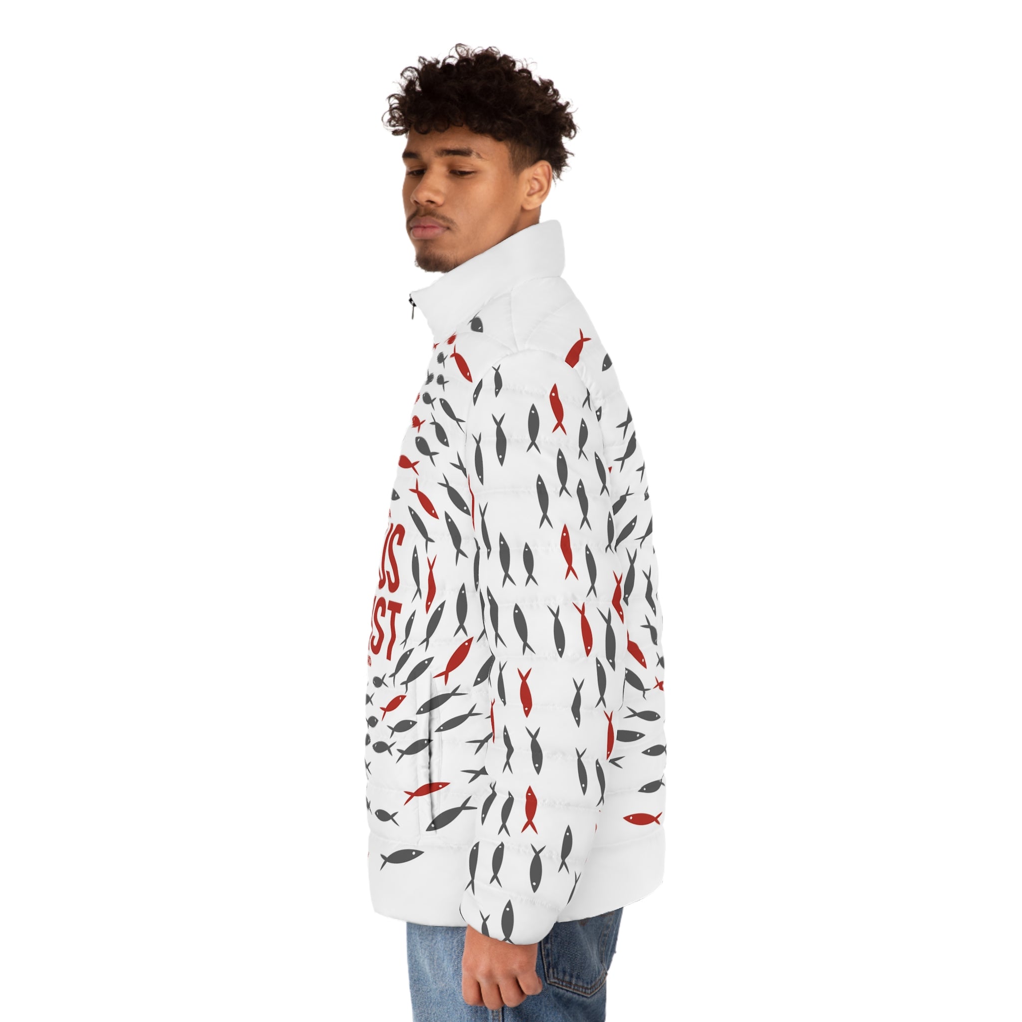 Jesus Christ Men’s Puffer Jacket