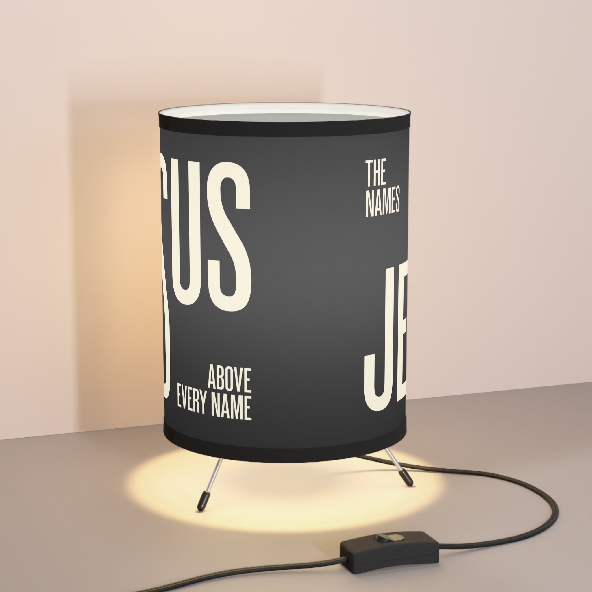 Jesus Tripod Lamp – Inspirational Home Decor