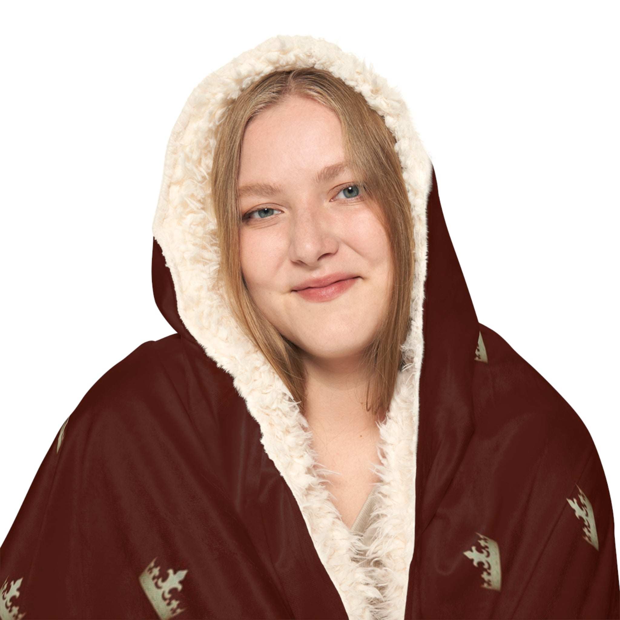 Jesus Is King Hooded Snuggle Blanke