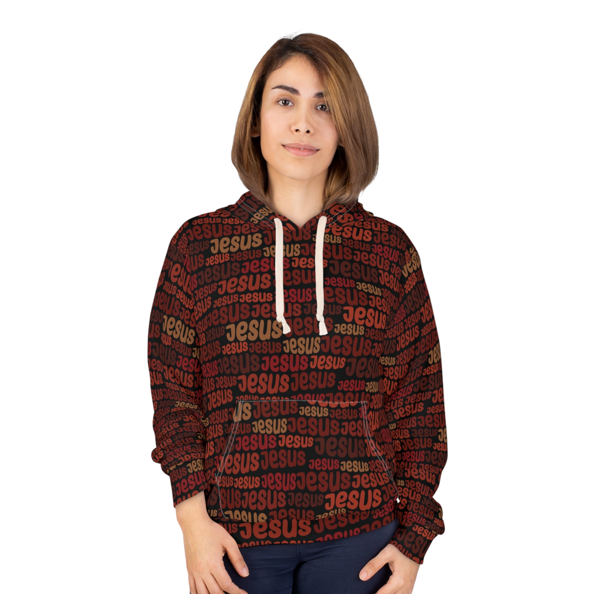Jesus All-Over Print Unisex Hoodie