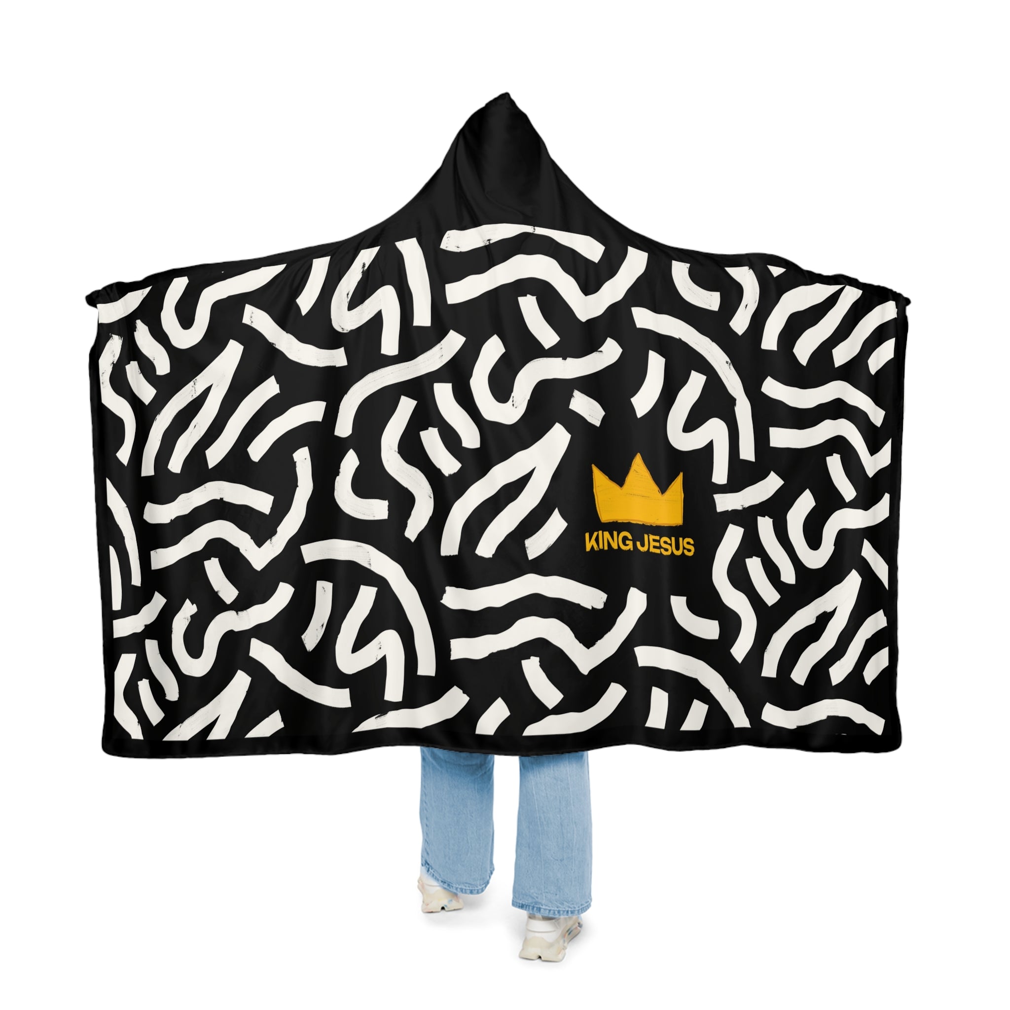 Cozy Jesus-Themed Snuggle Blanket
