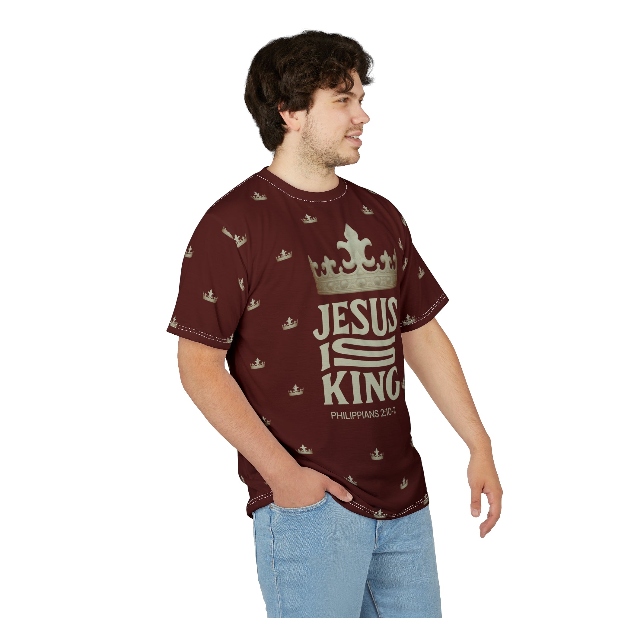 Jesus Is King Crowned Unisex Tee