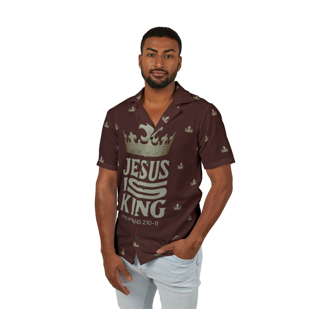 Jesus Is King Hawaiian Shirt for Men