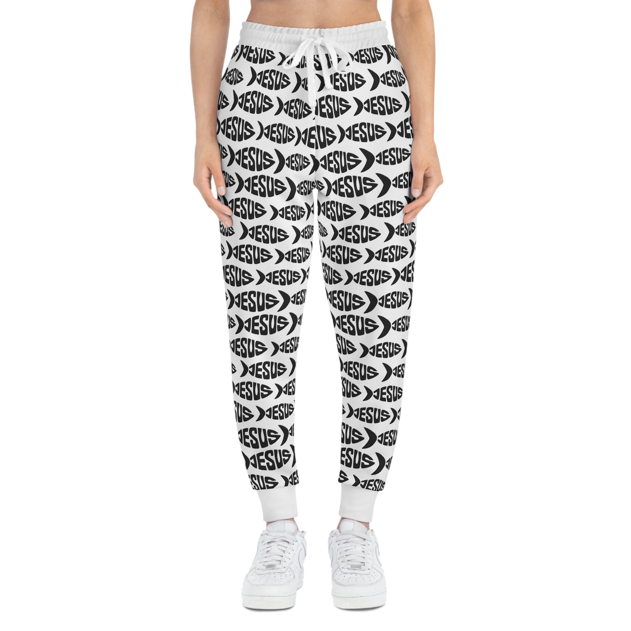 Jesus Fish Athletic Joggers