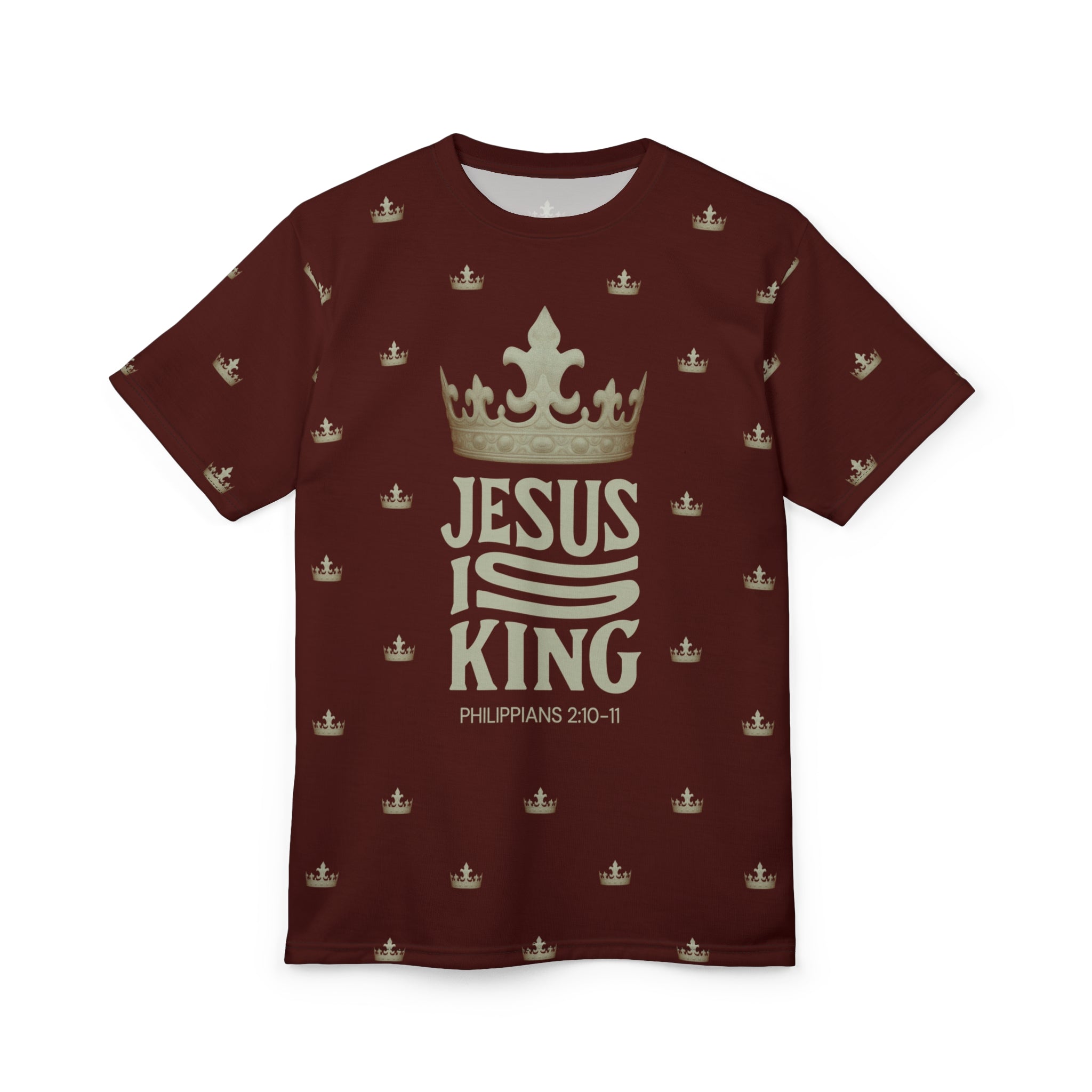 Jesus Is King Crowned Unisex Tee