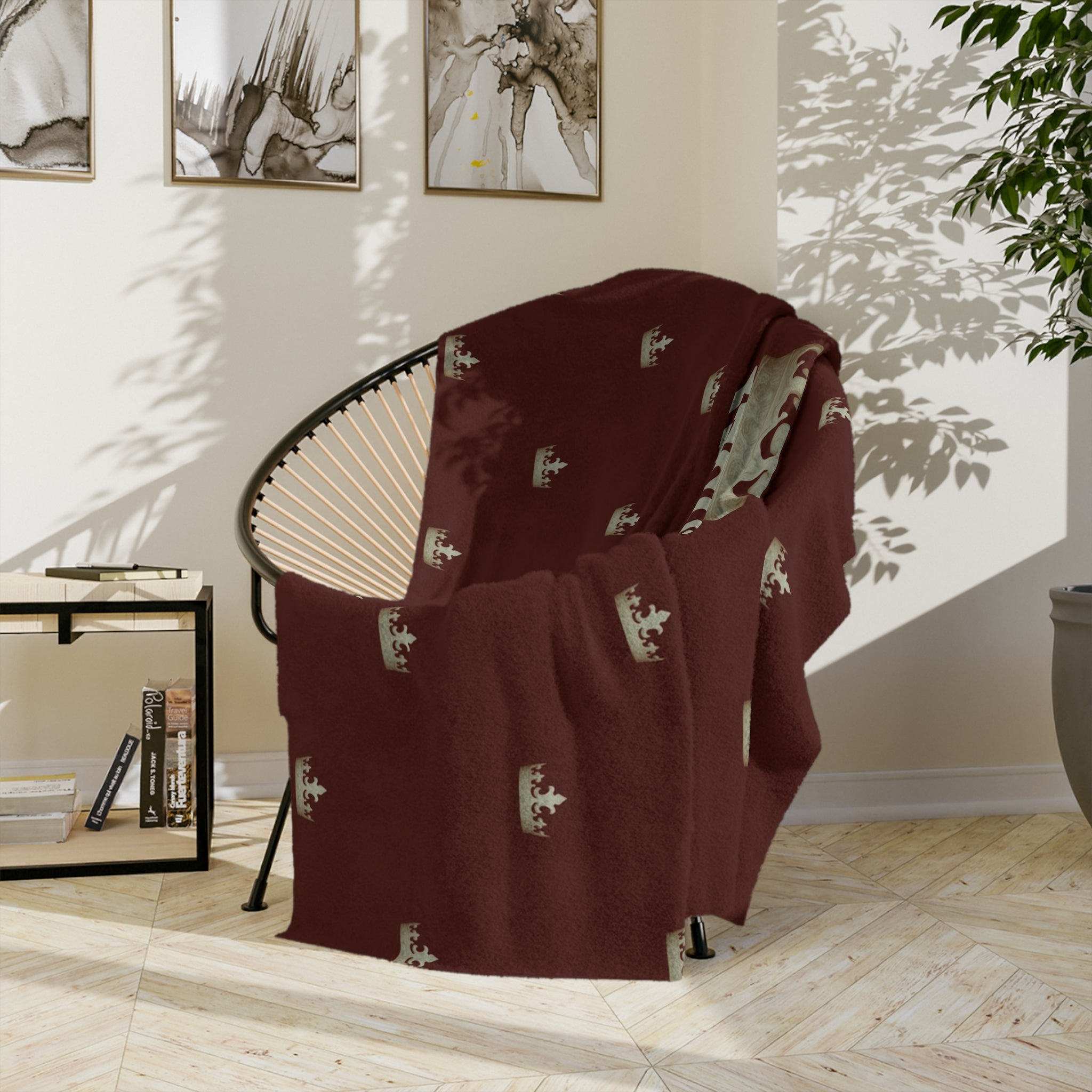 Jesus Is King Velveteen Microfiber Blanket