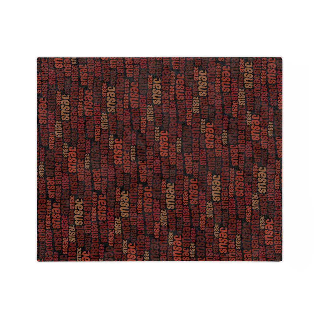 Jesus Pattern Velveteen Microfiber Blanket