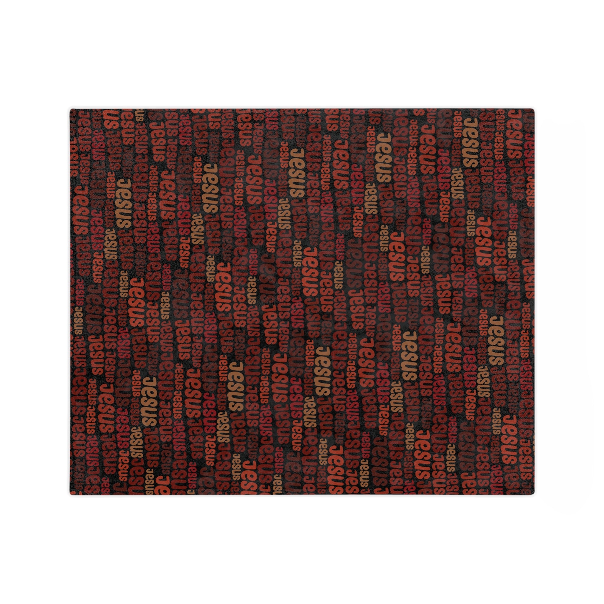 Jesus Pattern Velveteen Microfiber Blanket