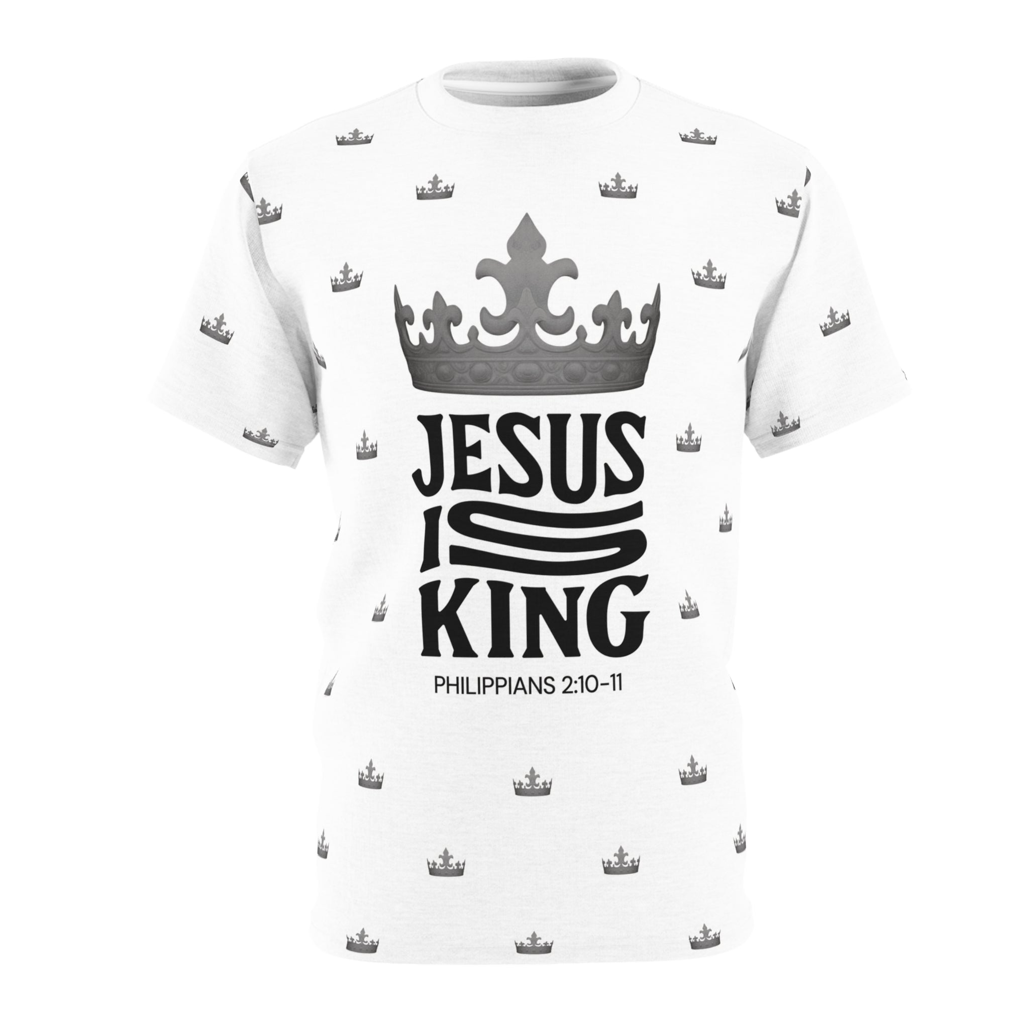 Jesus Is King Crowned Unisex Tee