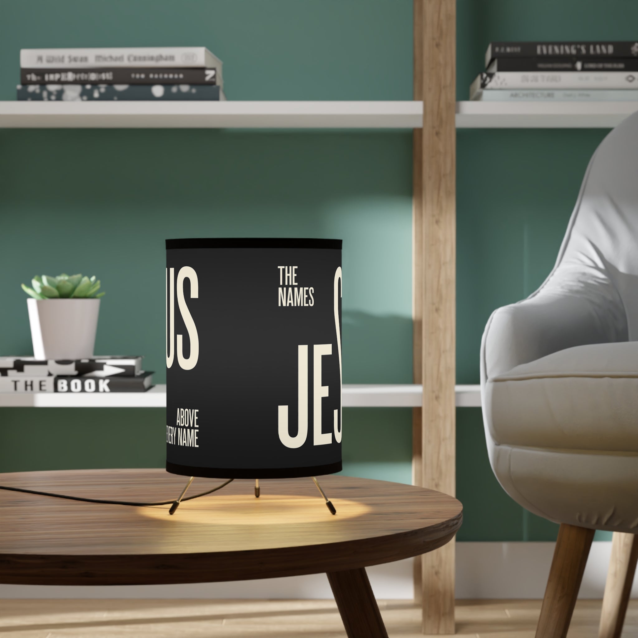 Jesus Tripod Lamp – Inspirational Home Decor
