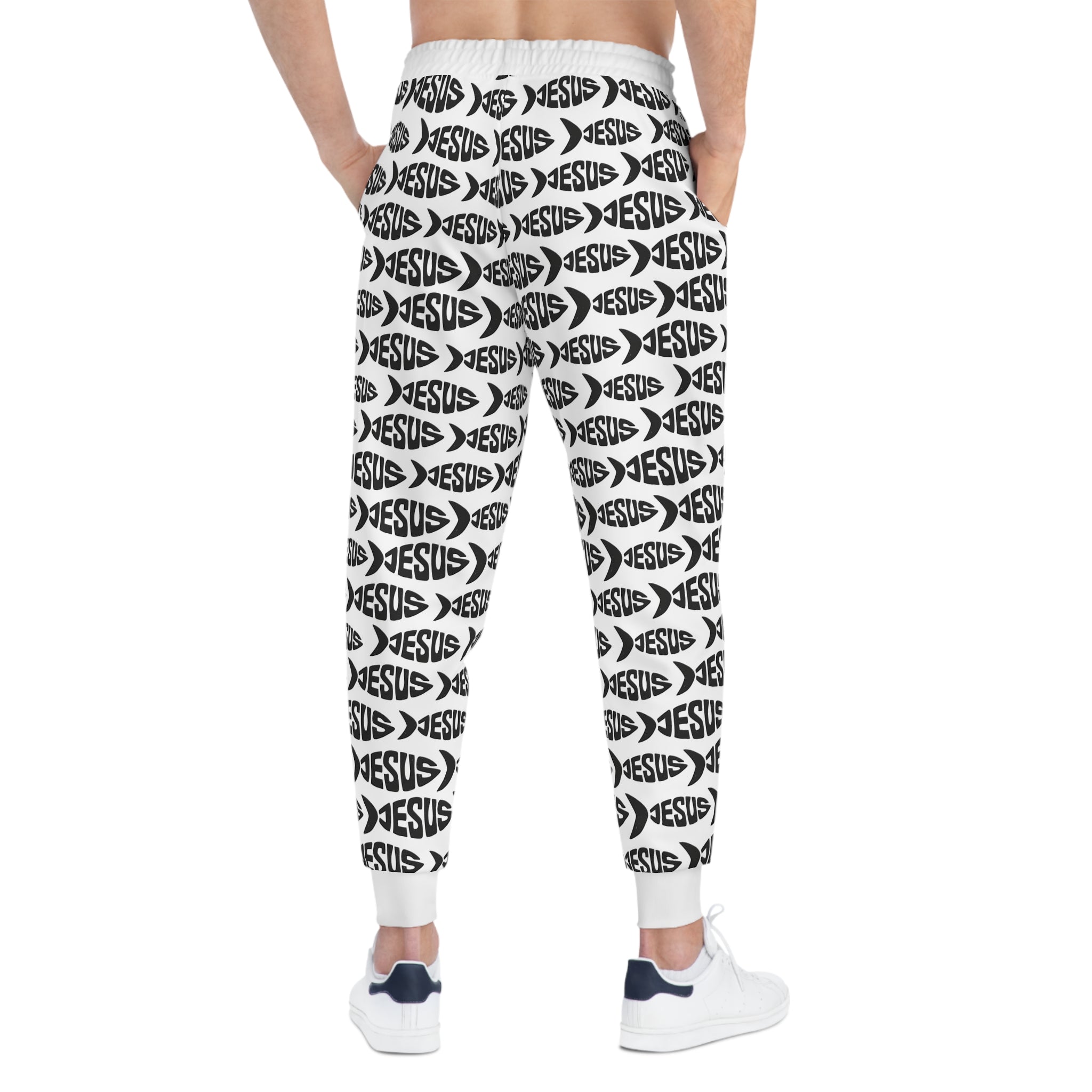 Jesus Fish Athletic Joggers