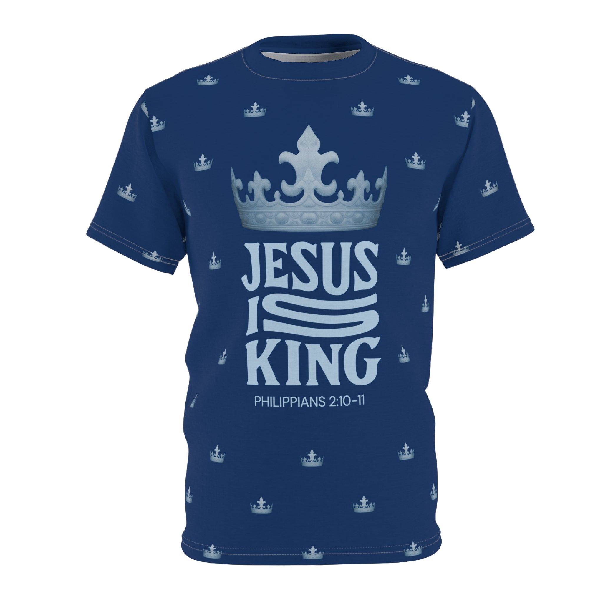 Jesus Is King Crowned Unisex Tee