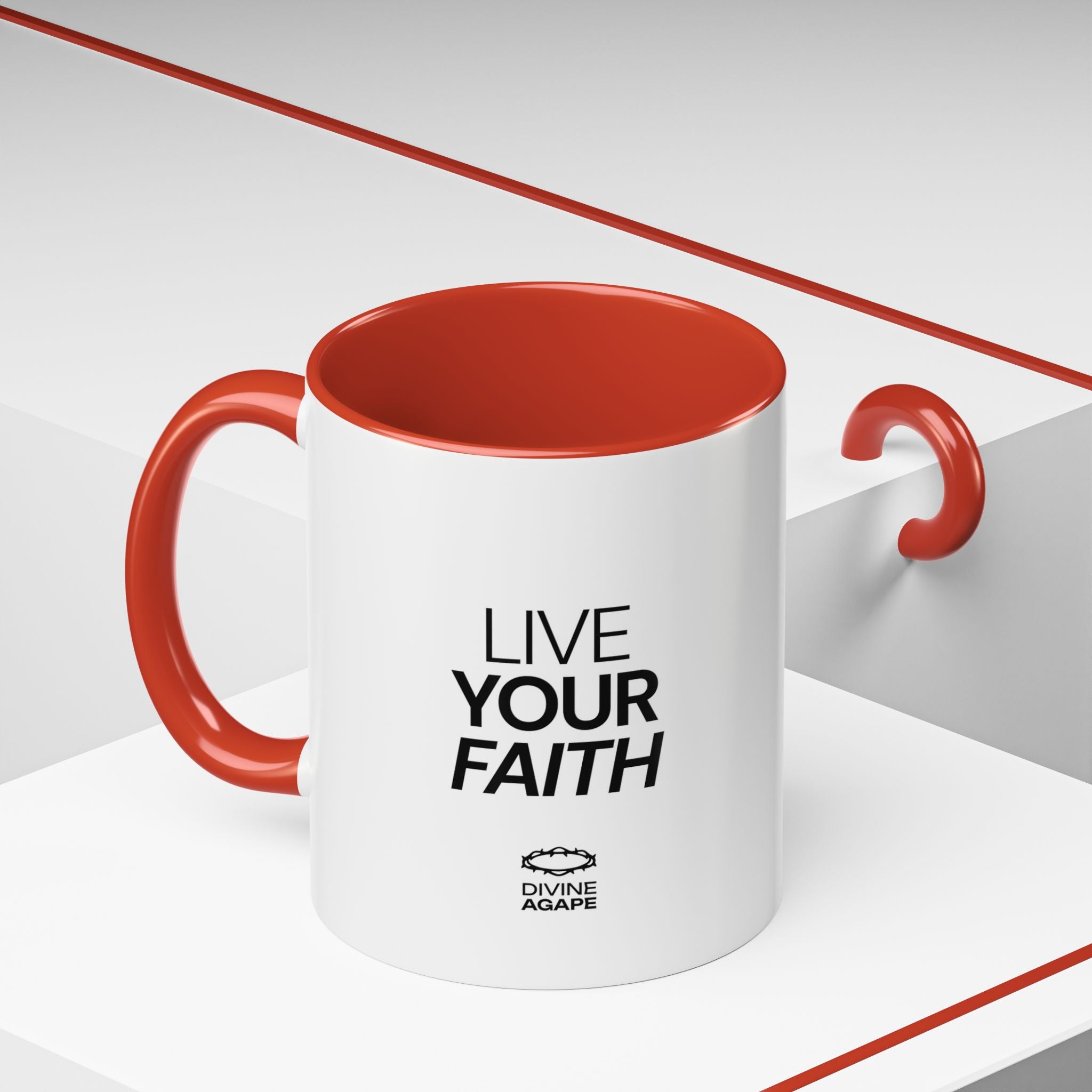 Live Your Faith Inspirational Mug