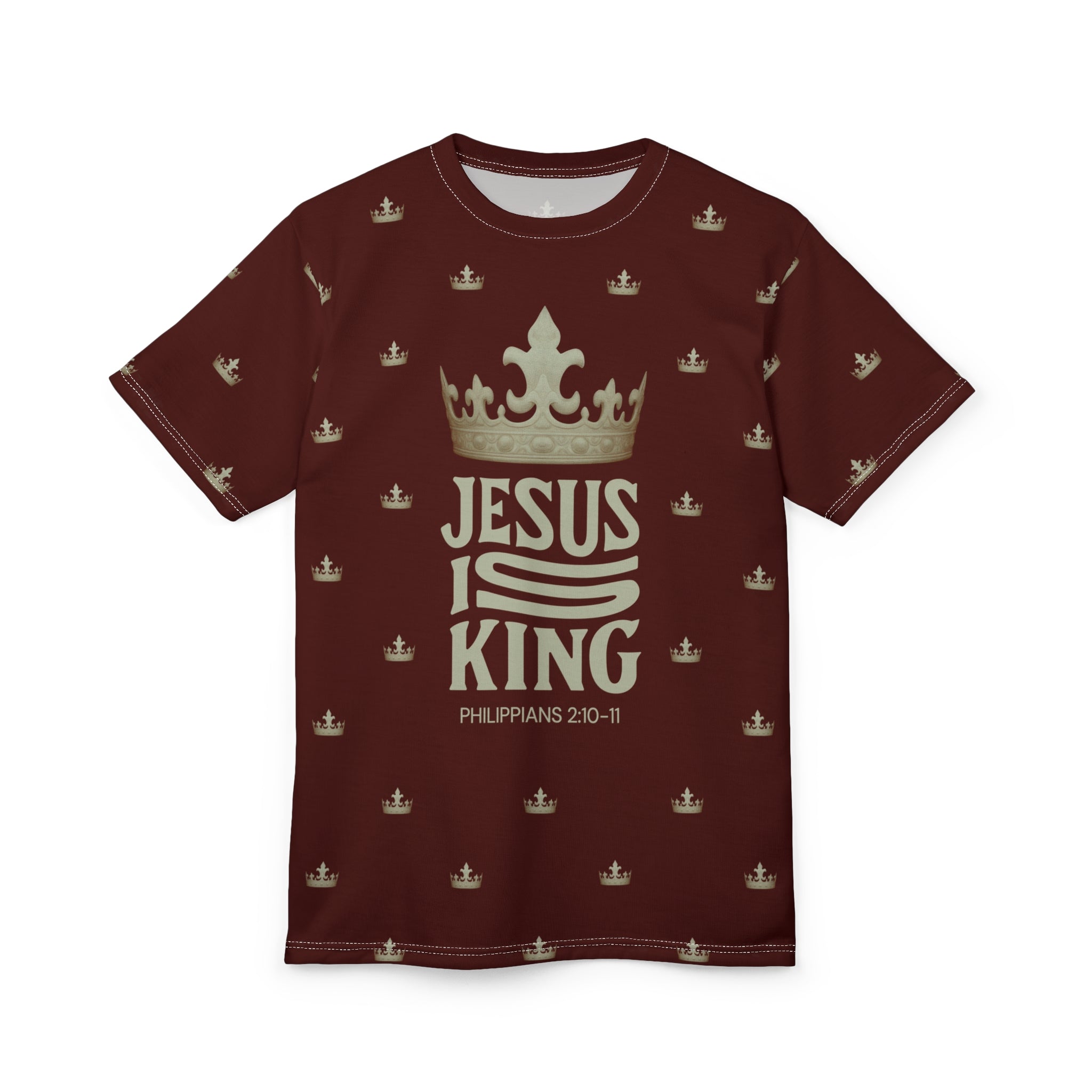 Jesus Is King Crowned Unisex Tee