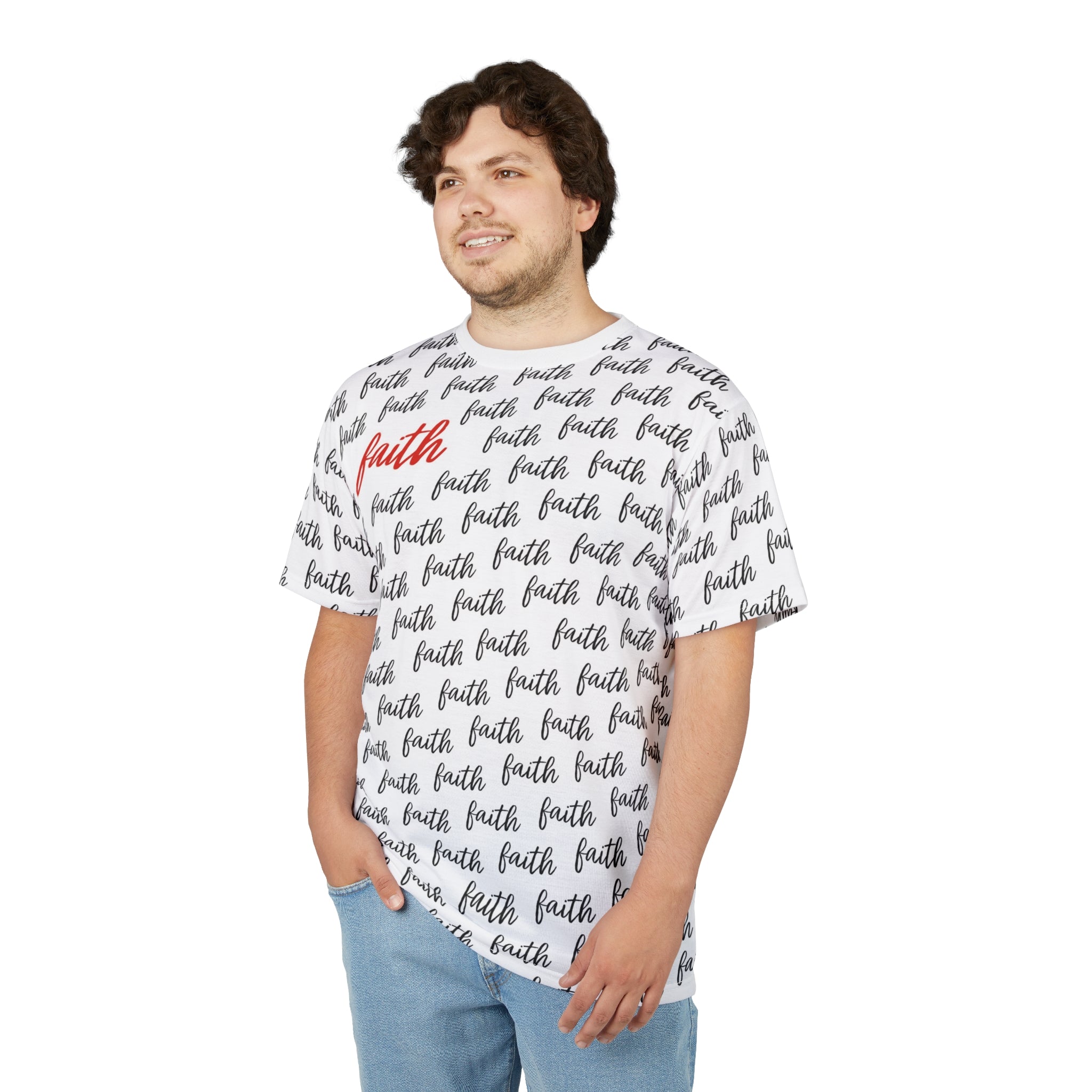 Inspirational Faith Cut & Sew Unisex Tee
