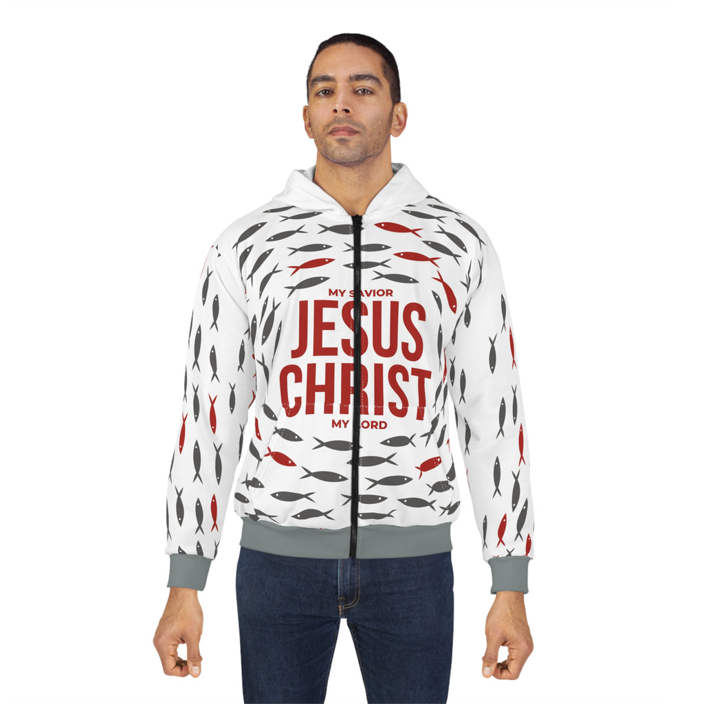 Christian Fish Zip Hoodie