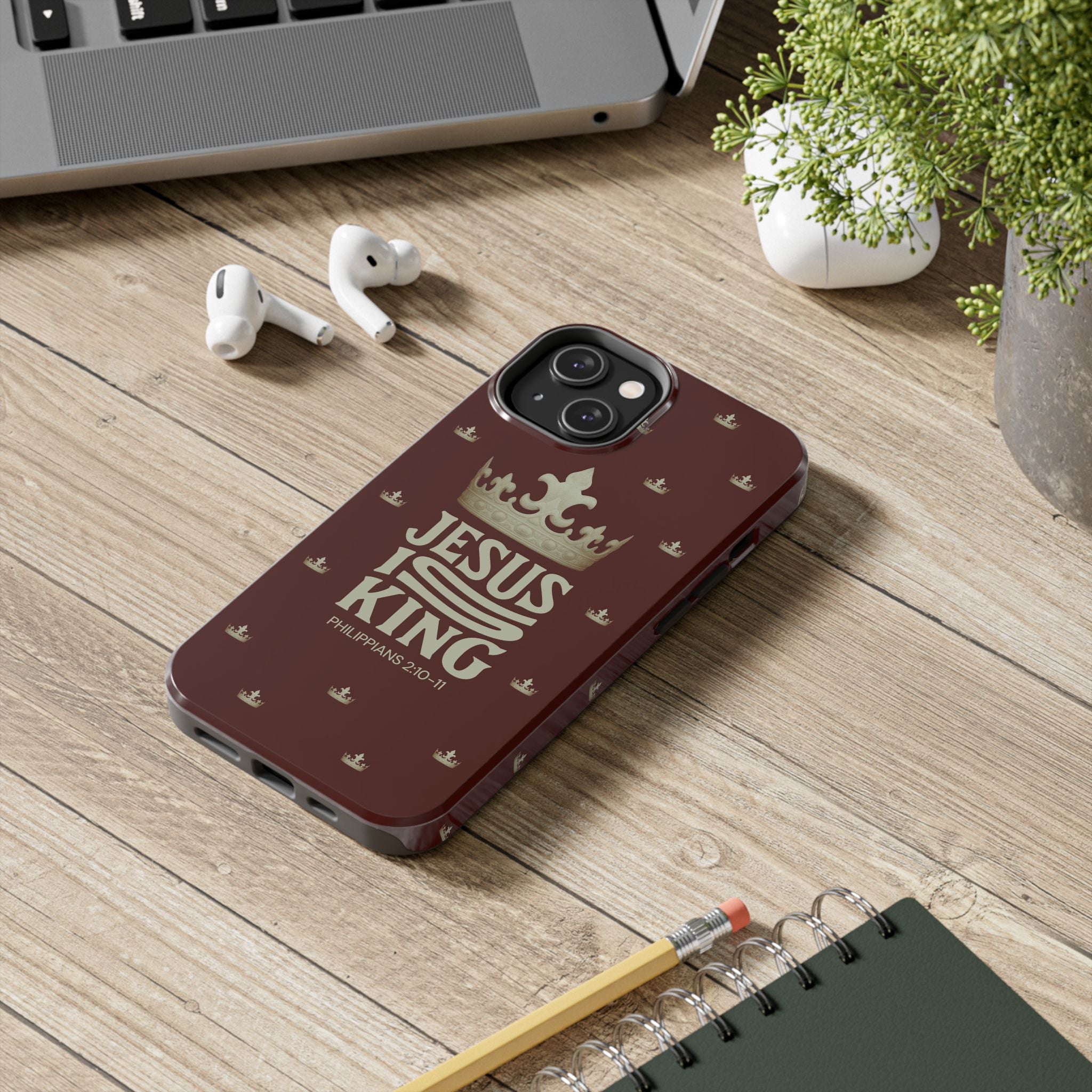 Jesus is King Tough Phone Case