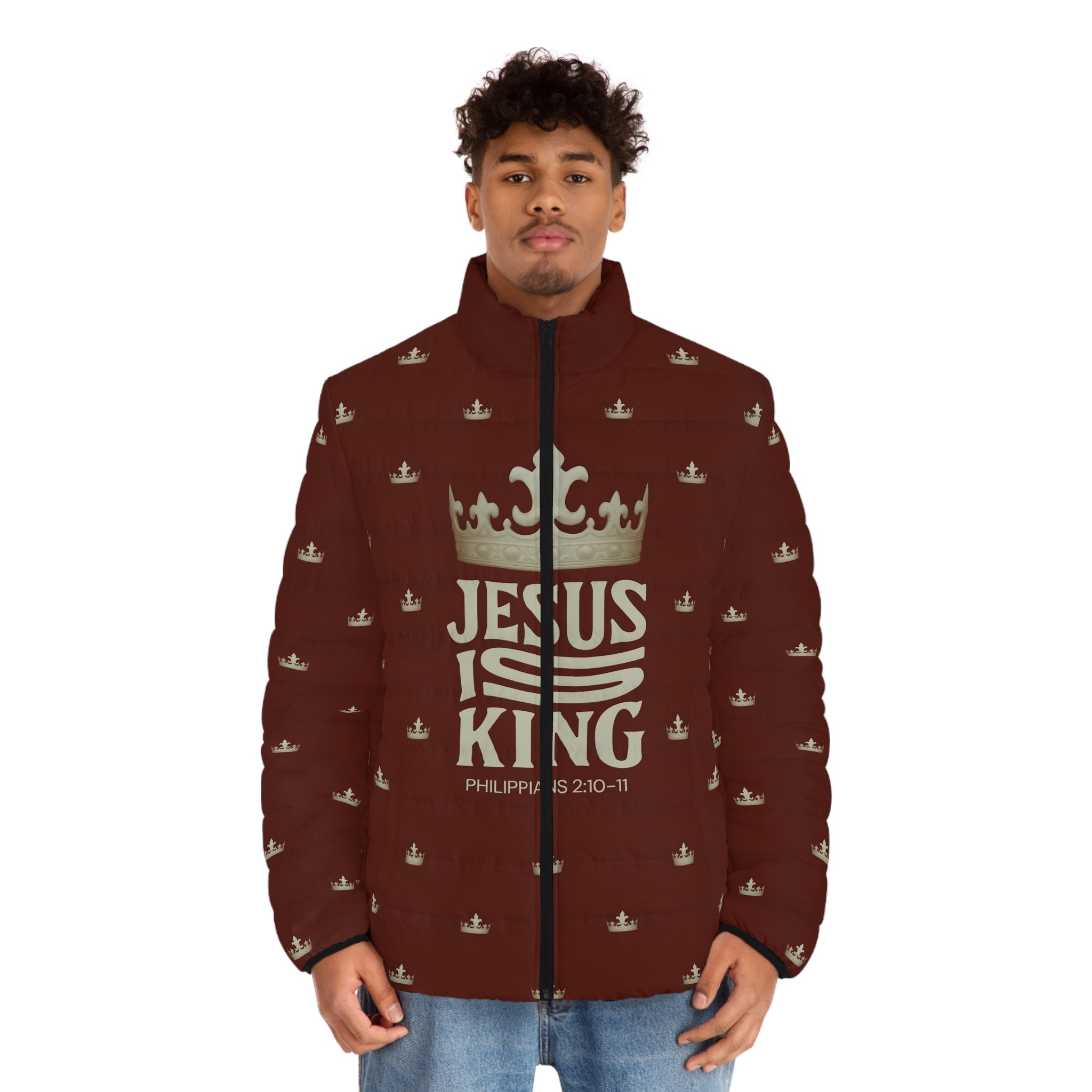 Jesus Is King Men’s Puffer Jacket