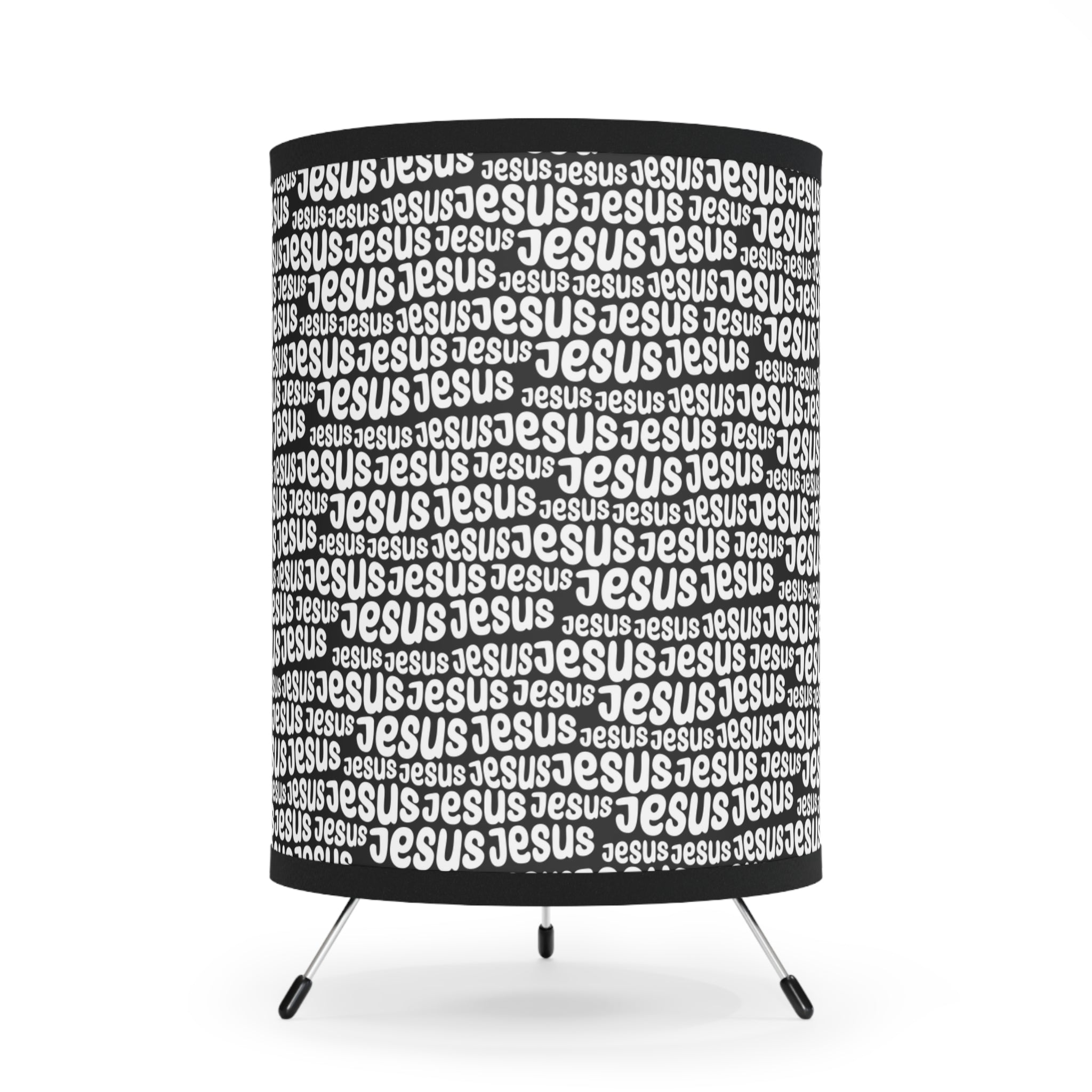 Inspirational Jesus Tripod Lamp
