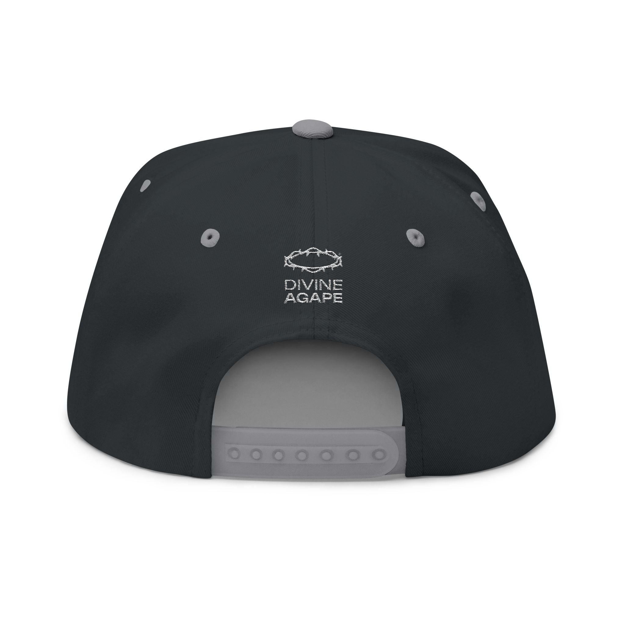 Divine Agape Embroidered Flat Bill Cap