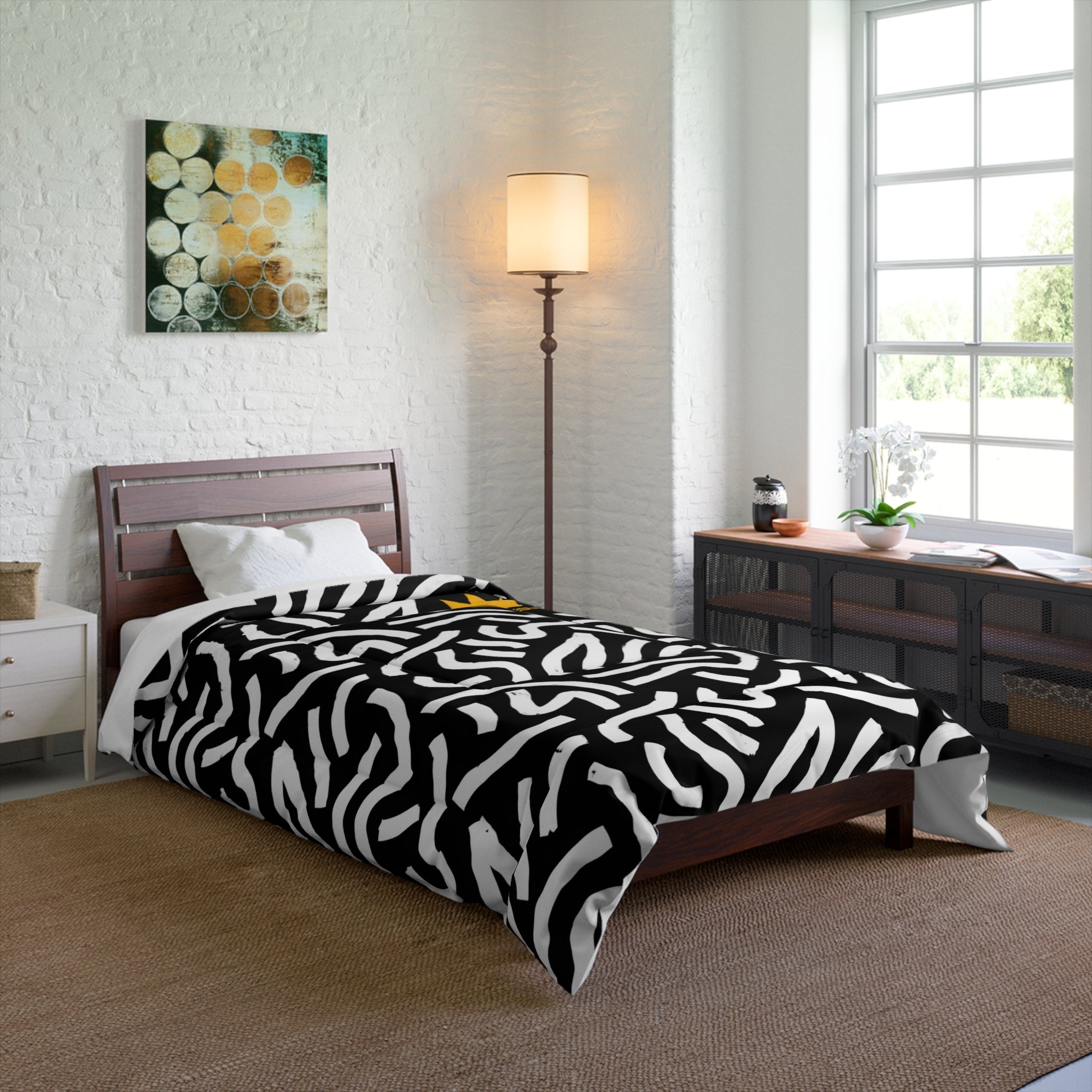 Modern Abstract King Jesus Comforter