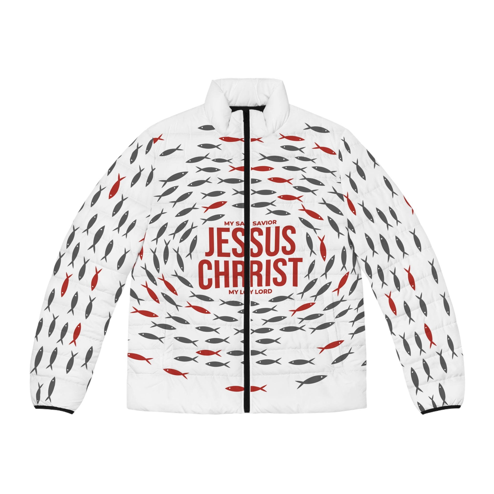 Jesus Christ Men’s Puffer Jacket