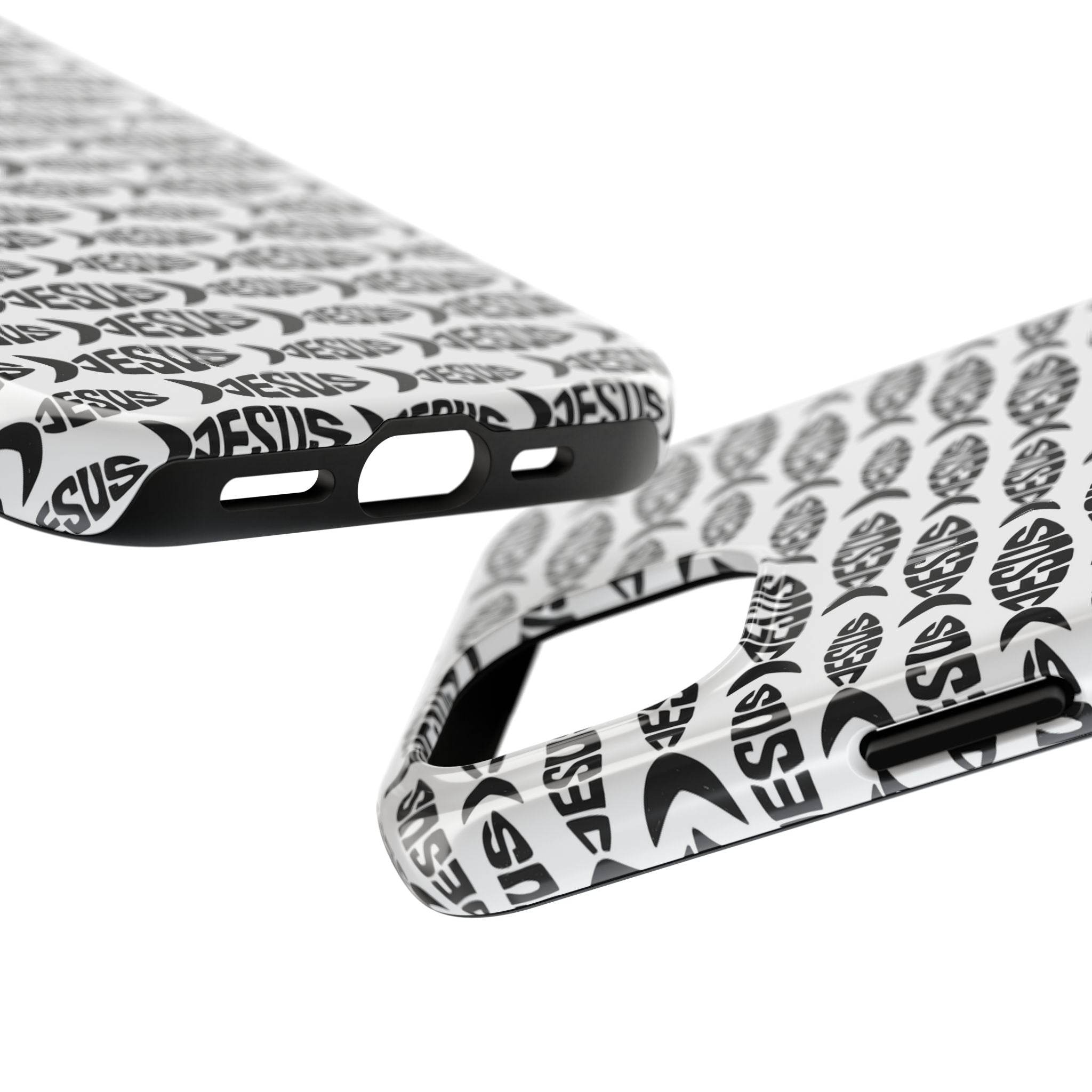 Christian Fish Pattern Tough Phone Case