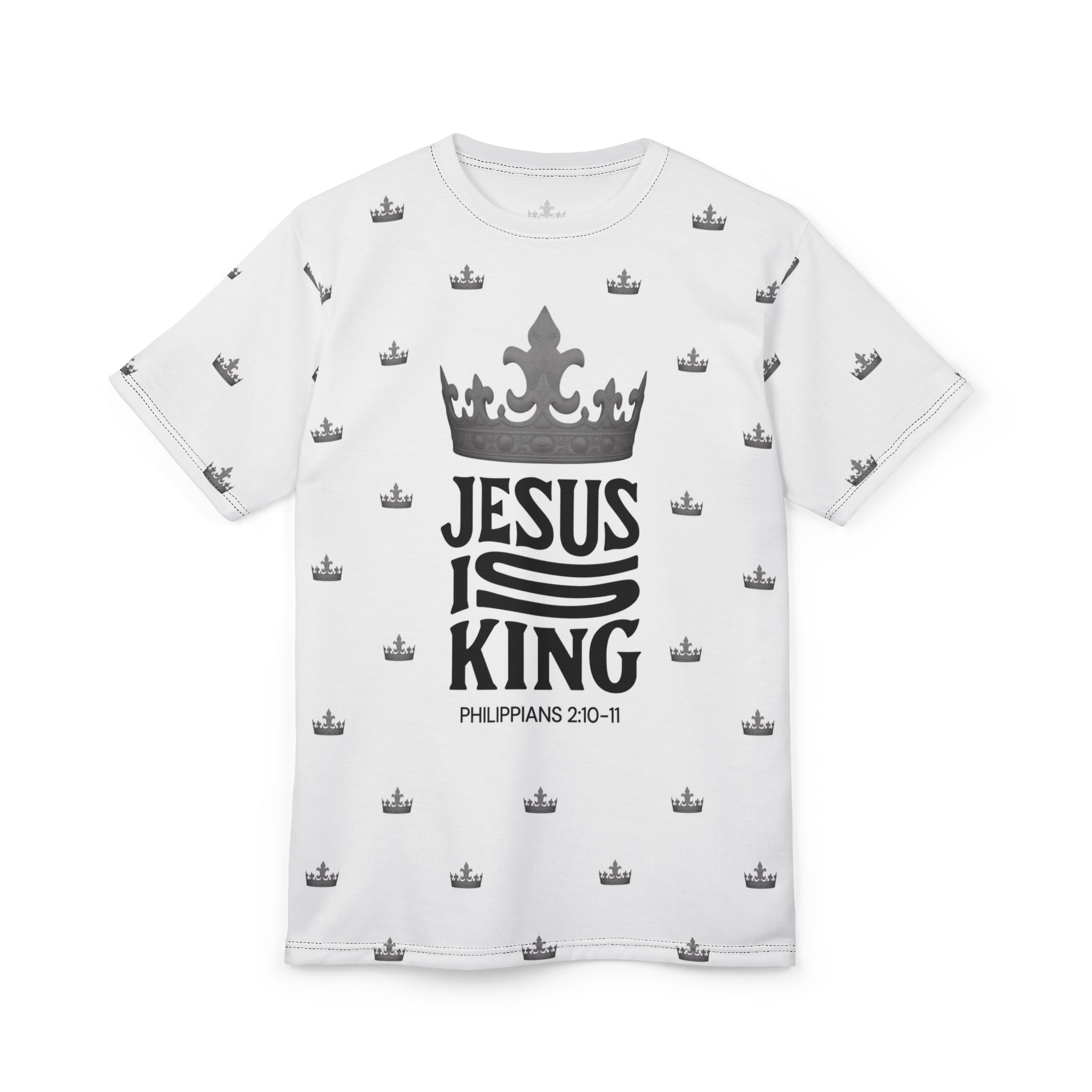Jesus Is King Crowned Unisex Tee