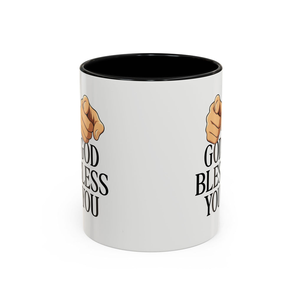 God Bless You Accent Coffee Mug