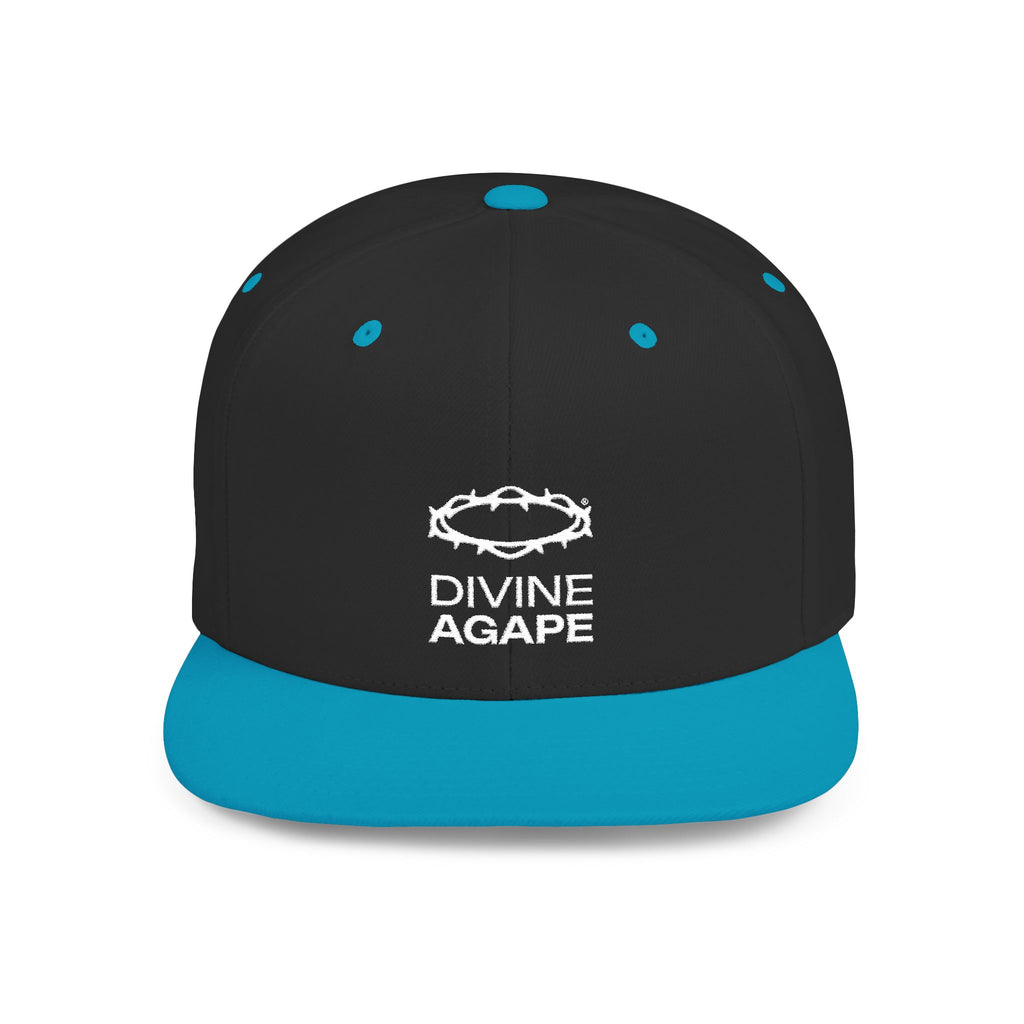 Divine Agape Flat Bill Snapback Hat