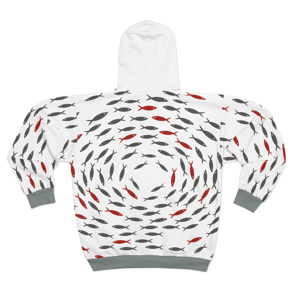 Christian Fish Zip Hoodie