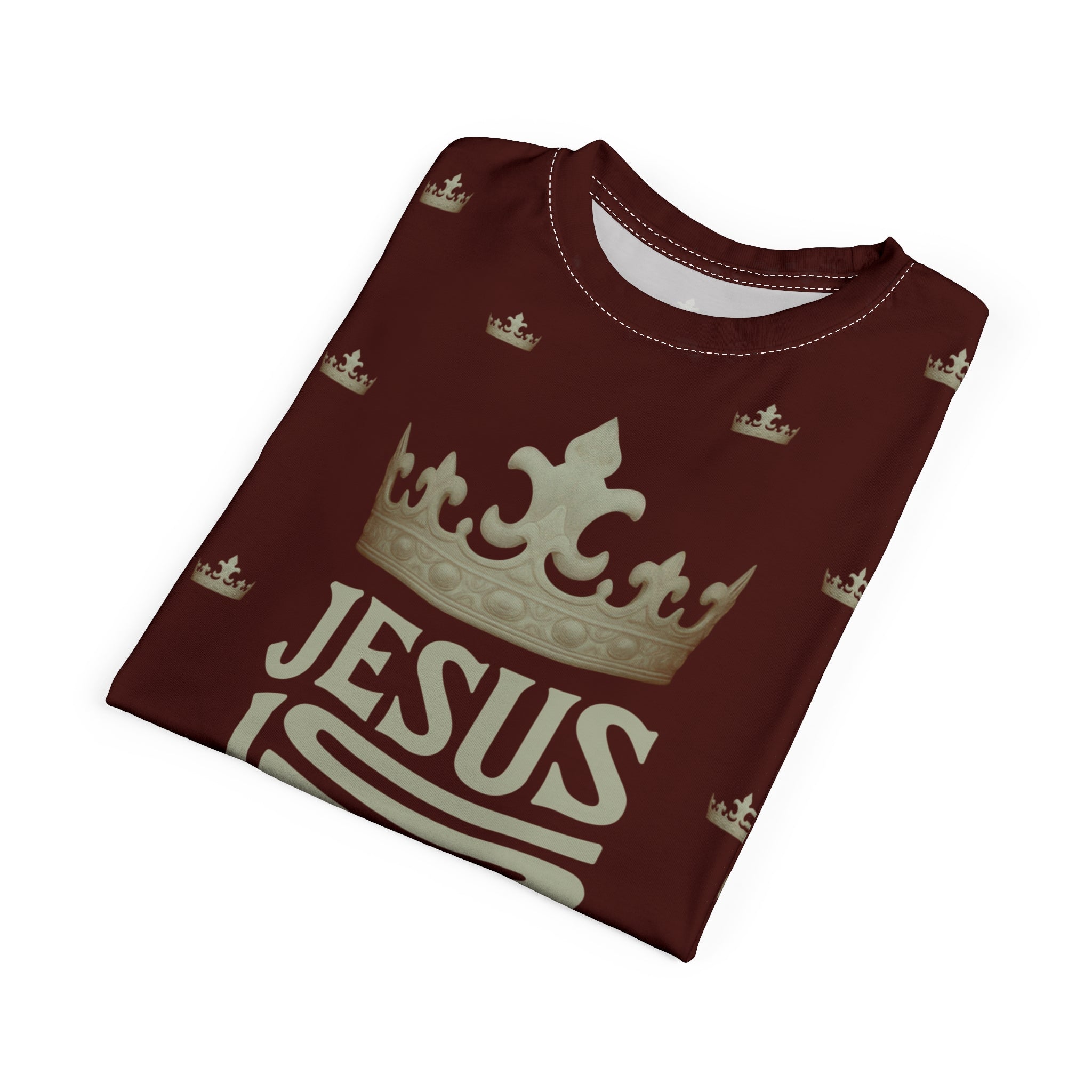 Jesus Is King Crowned Unisex Tee